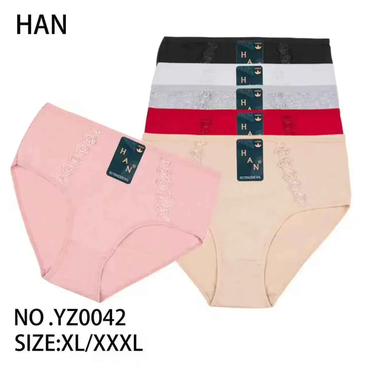 Majtki damskie HANN XL/XXL 5 szt. koronka