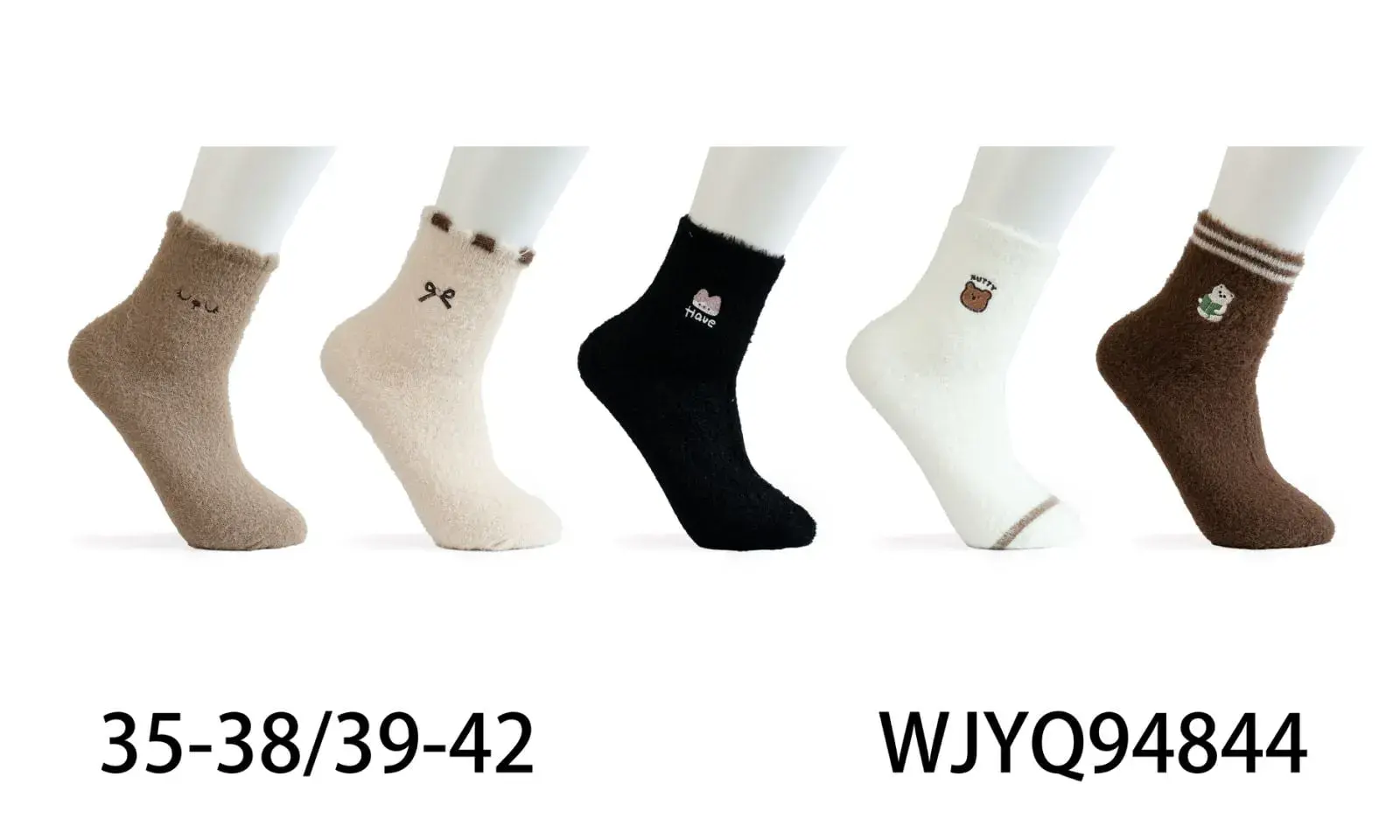 Skarpetki damskie z nadrukami 35-38/39-42