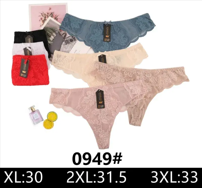 Majtki damskie koronkowe 3XL XL-3XL 0949#