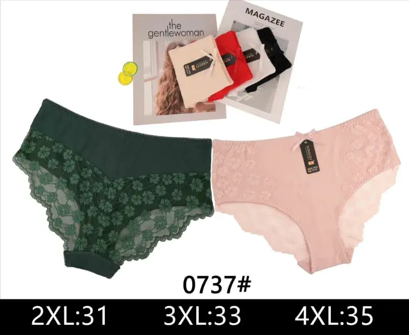 Majtki damskie koronkowe 2XL-4XL 0737#