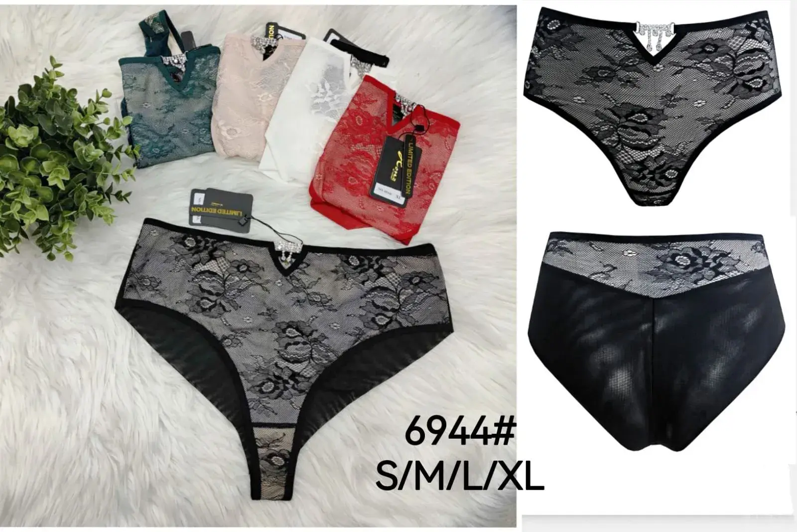 Majtki damskie koronkowe S/M/L/XL 6944#