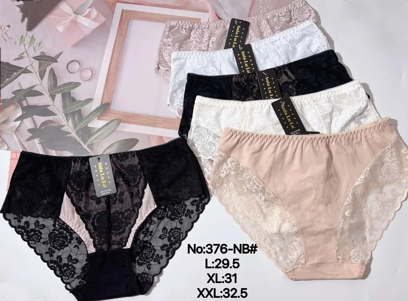 Majtki damskie koronkowe L-XXL Nr 376-NB