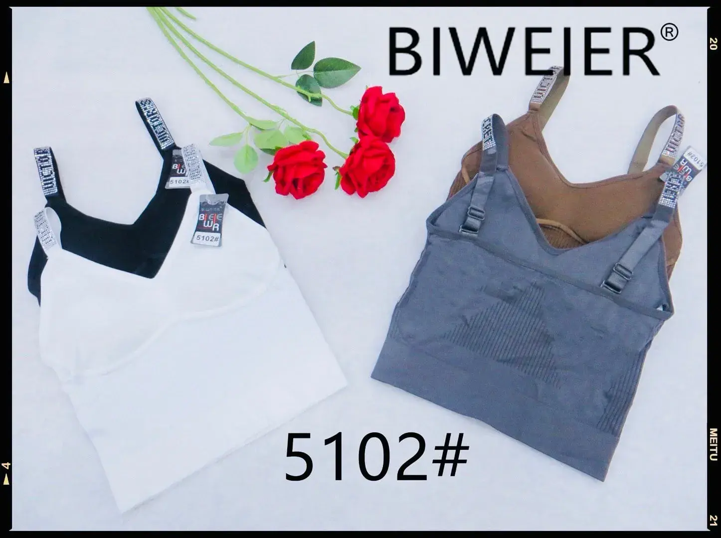 Biustonosz damski bezszwowy 5102# BIBERWEJER