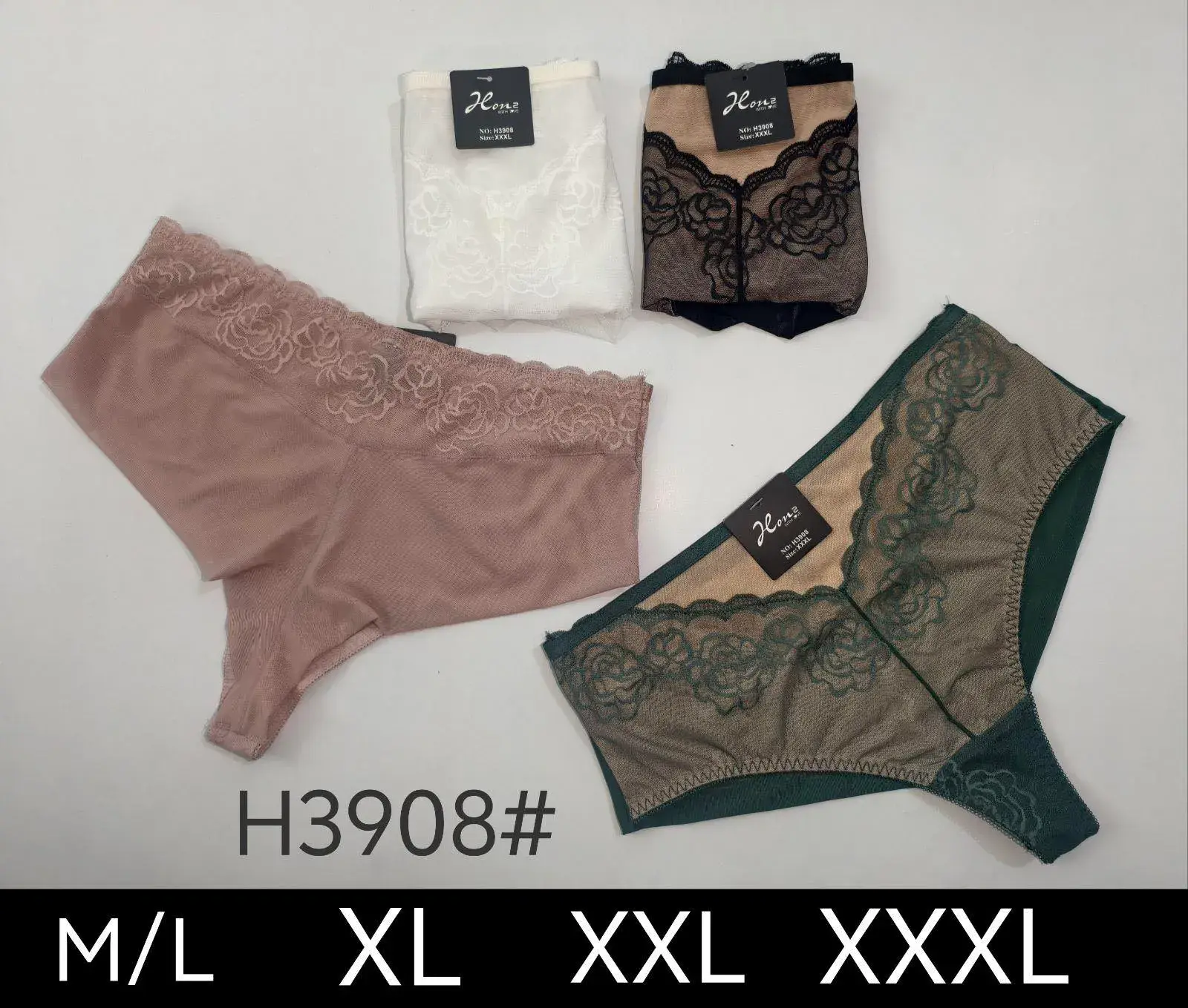 Majtki damskie koronkowe Xna H3908# M/L-XL-XXL-XXXXL