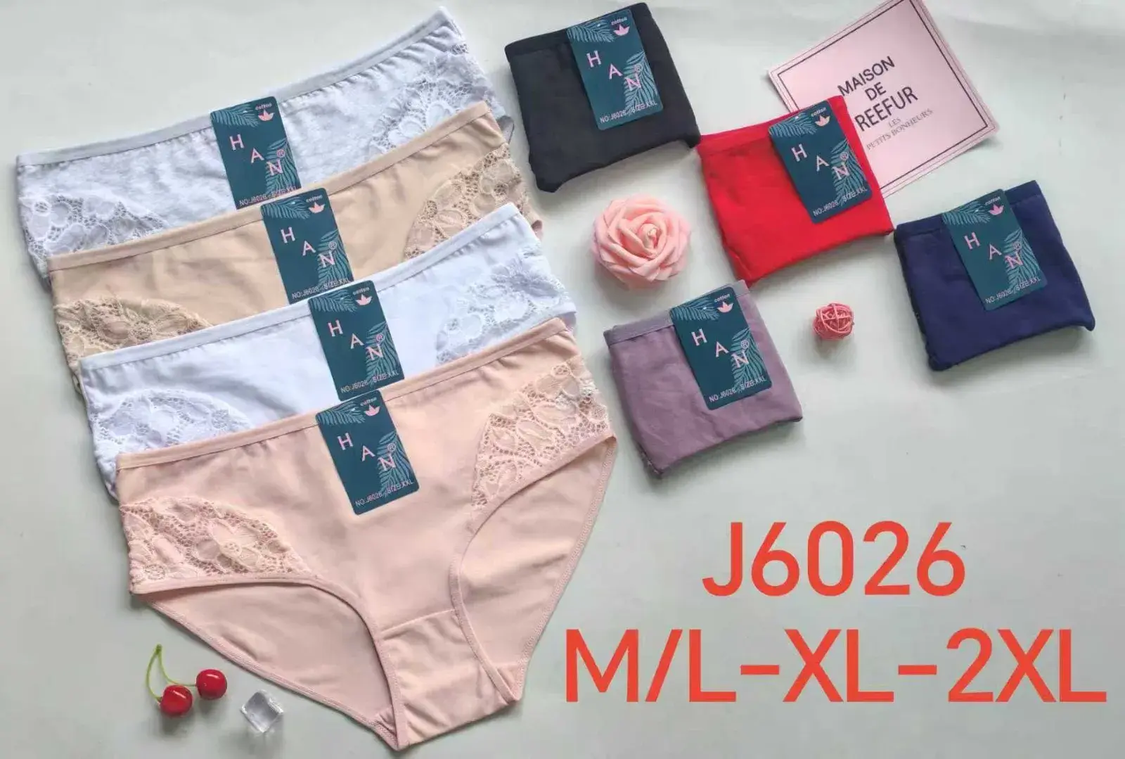 Majtki damskie Hanrefur J6026 M/L-XL-2XL
