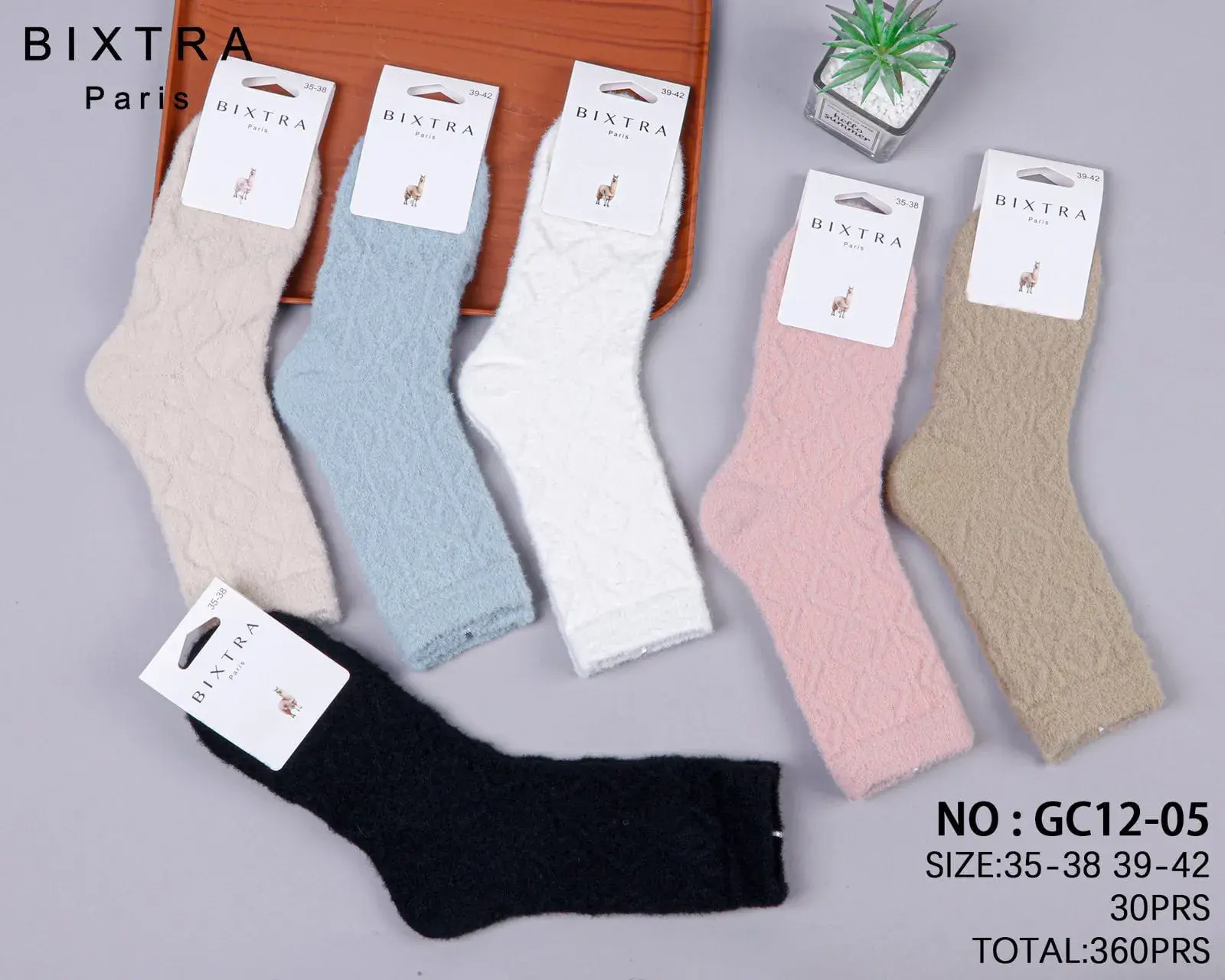 Skarpetki damskie BIXTRA NO:GC12-05 roz. 35-42, 30 szt