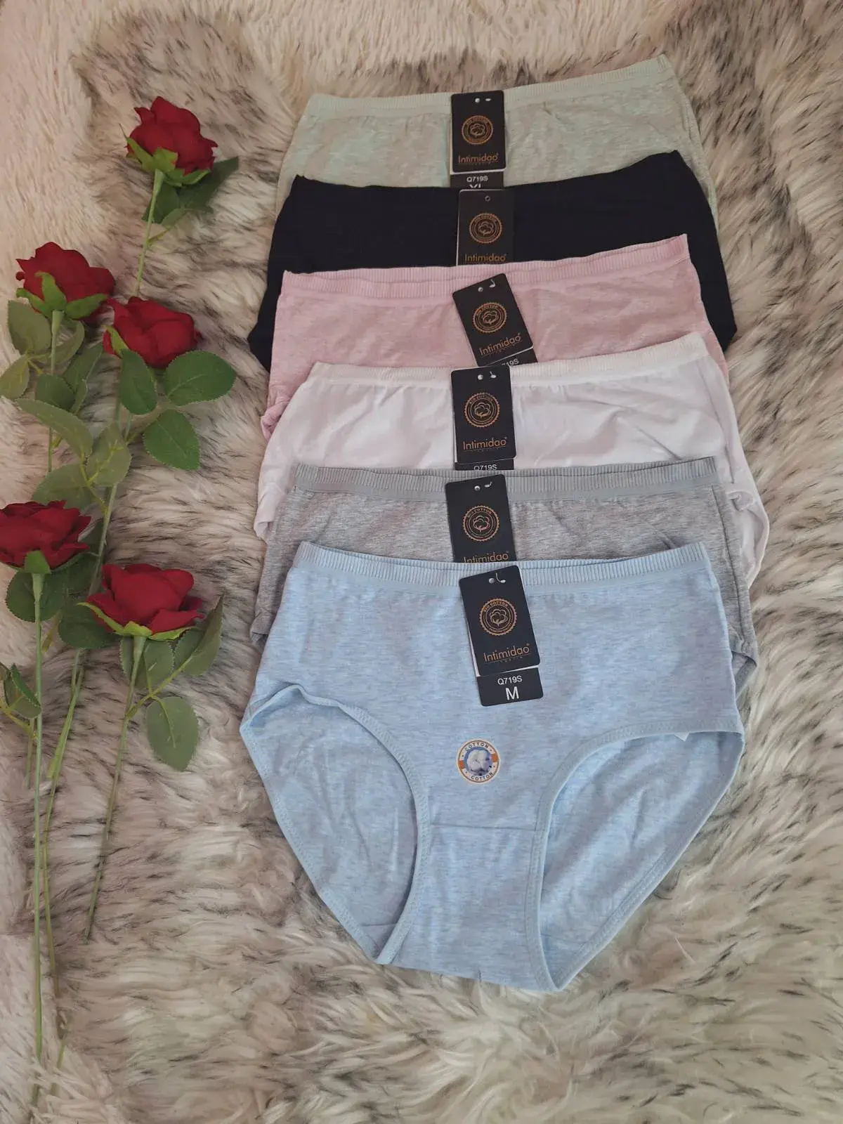 Majtki damskie M-XL, 5 szt. mix kolorów