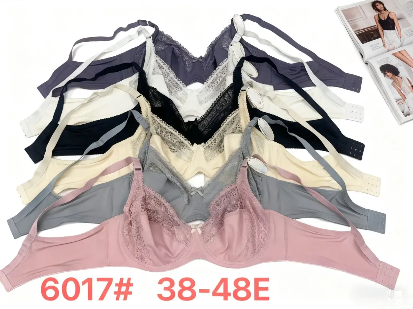Biustonosz damski 6017# rozmiary