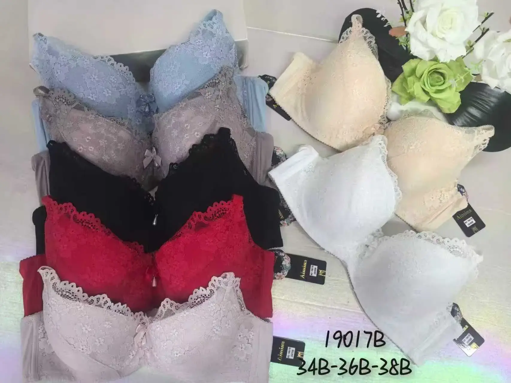 Biustonosz damski koronkowy 34B-36B-38B