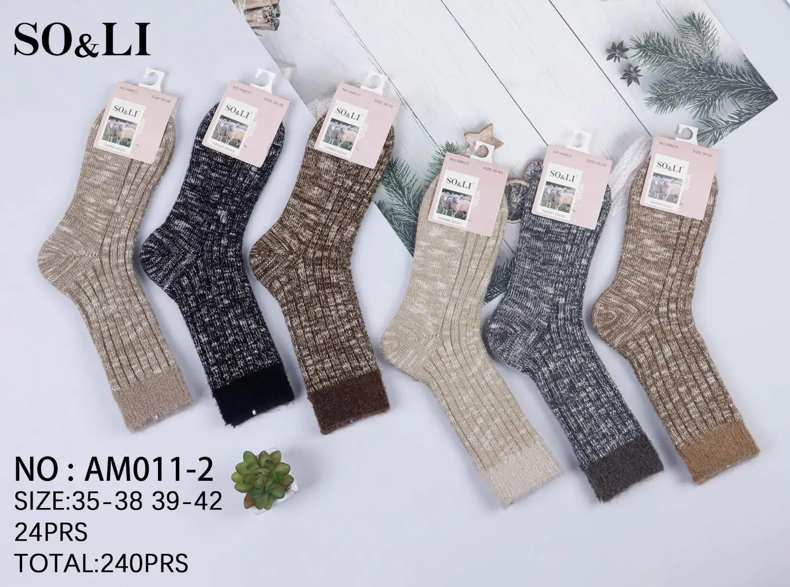 Skarpetki damskie SO&LI NO. AMO11-2 roz.
