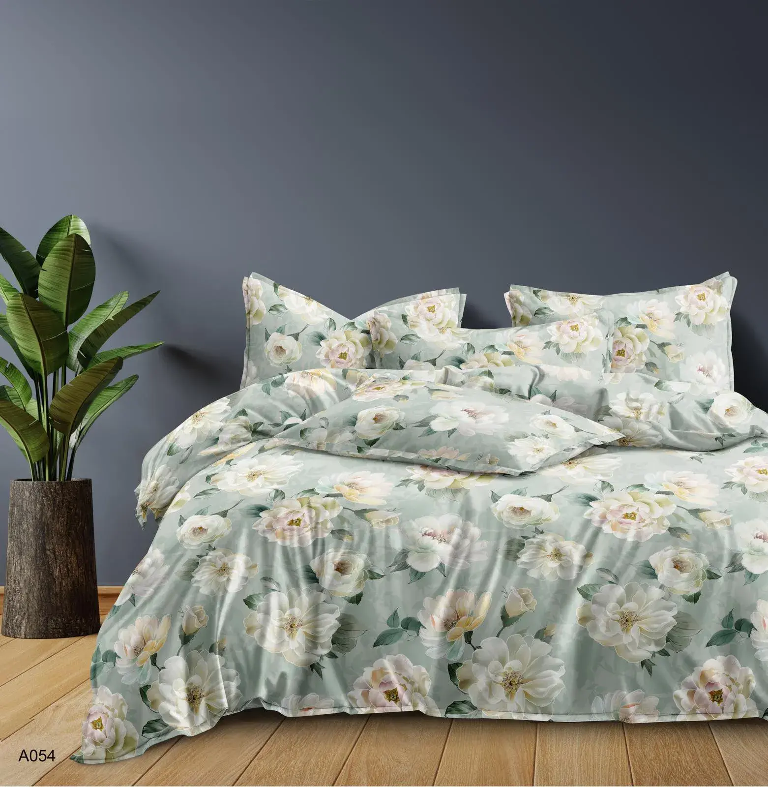 Komplet Pościel Fashion Home Satyna Bawełna 160x200cm 3cz A054