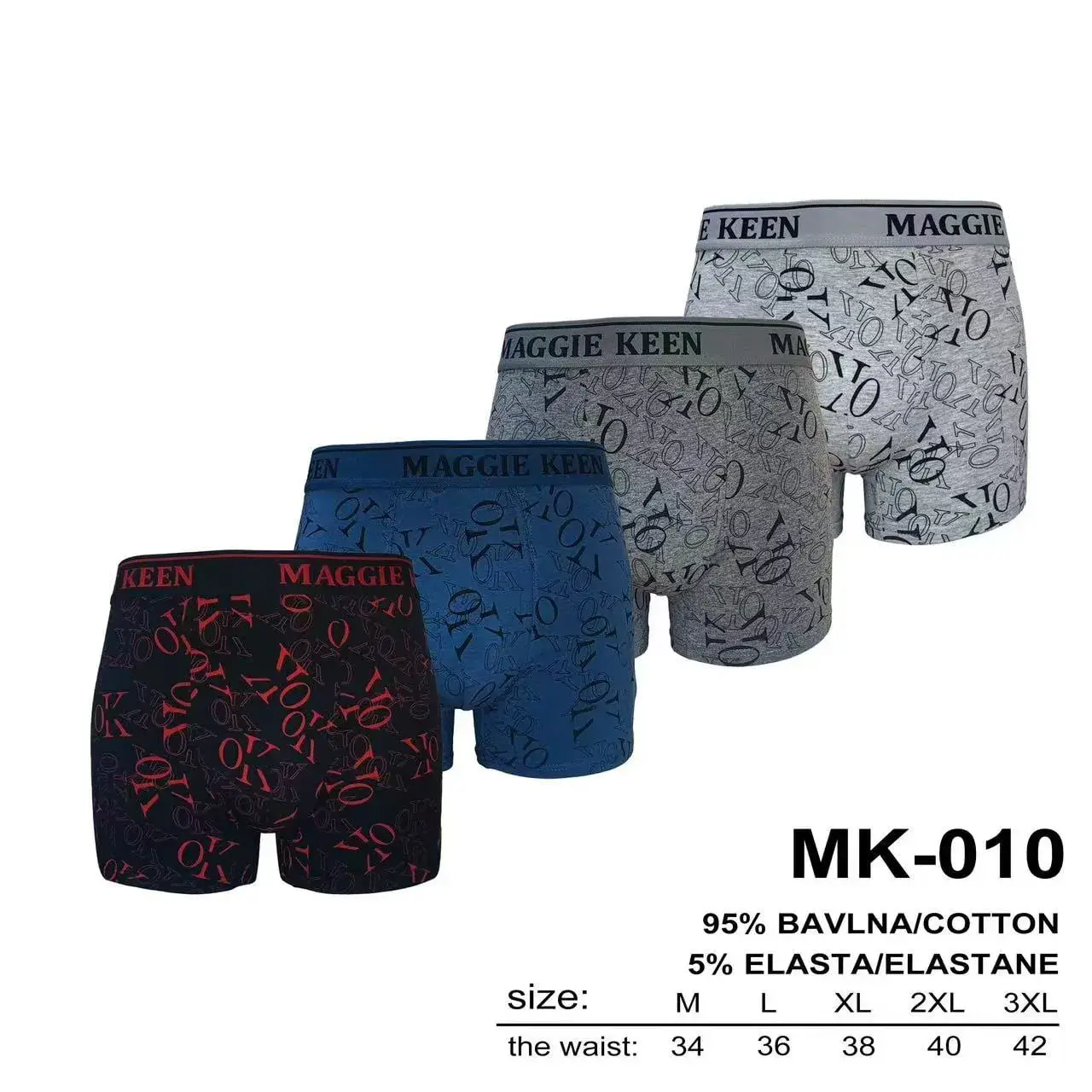 Bokserki męskie Maggie Keen M-3XL MK-010