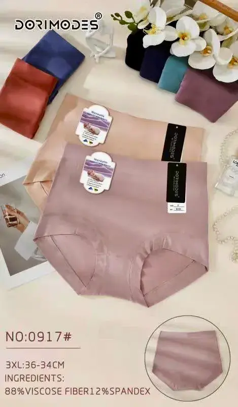 Majtki damskie bezszwowe 88% wiskoza 12% spandex XL-XXL