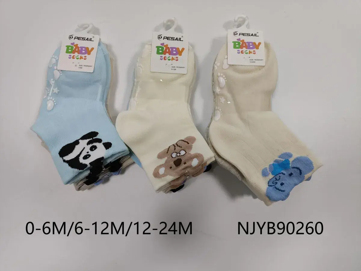Skarpetki niemowlęce PESAIL Baby Socks z motywami zwierząt