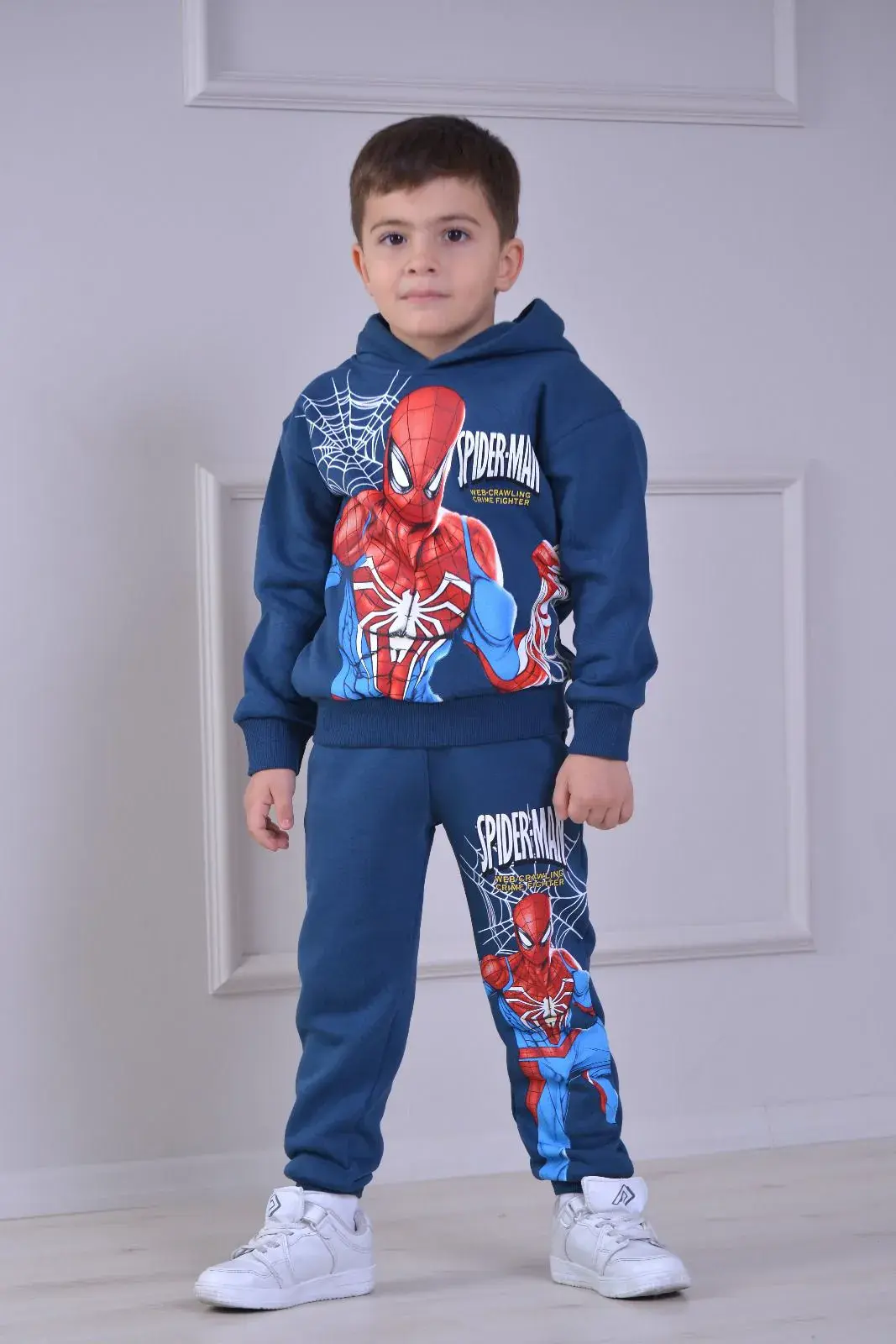 Komplet Dziecięcy Spider-Man Granatowy 3-10L