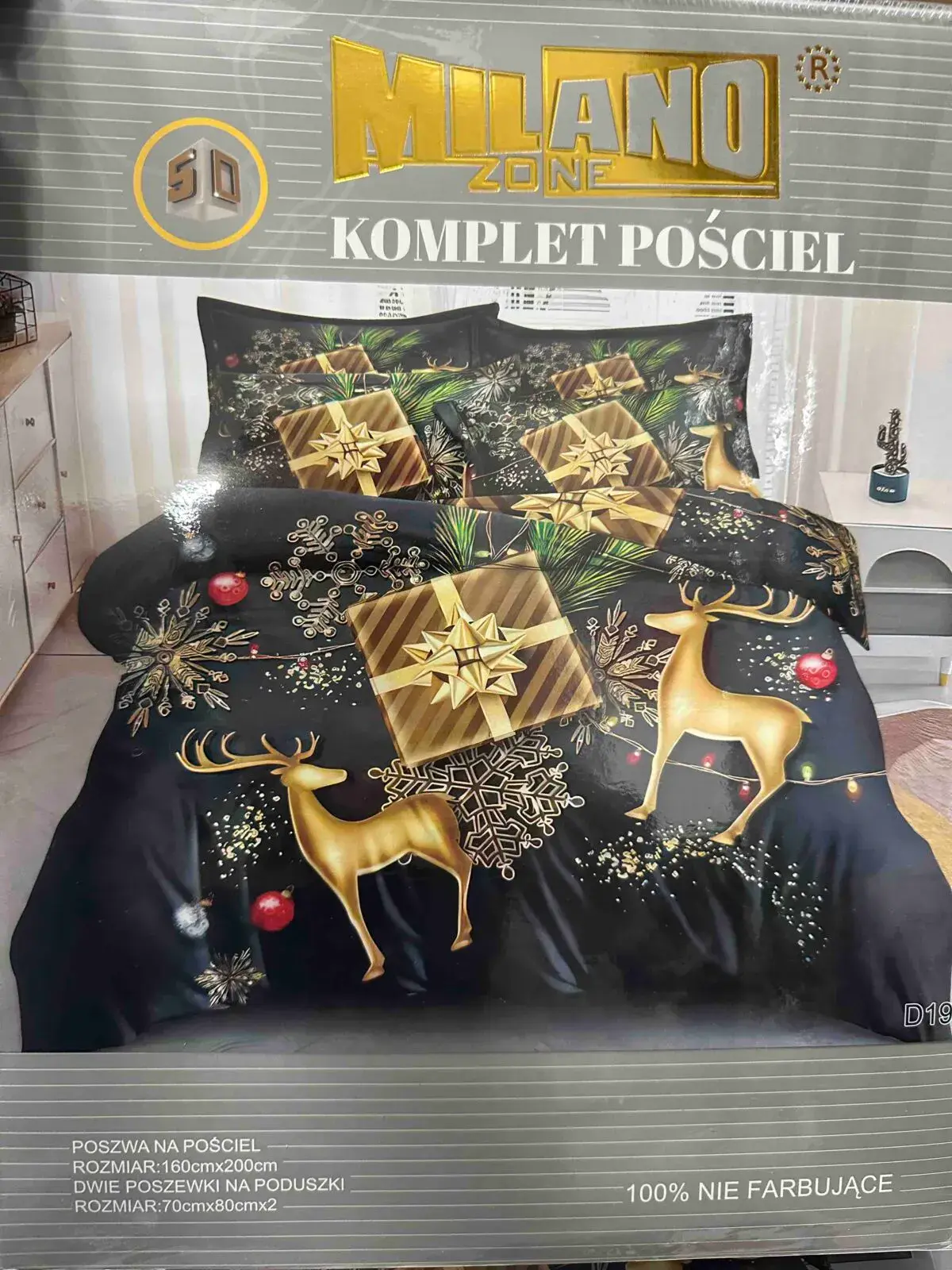 Komplet Pościeli 3el. Milanoando 160/200 160x70cm