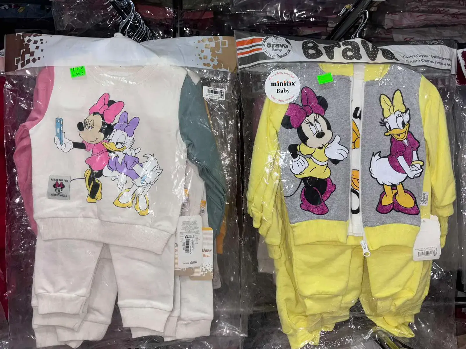 Komplety Dresowe Dziecięce Disney 9-24M Brava