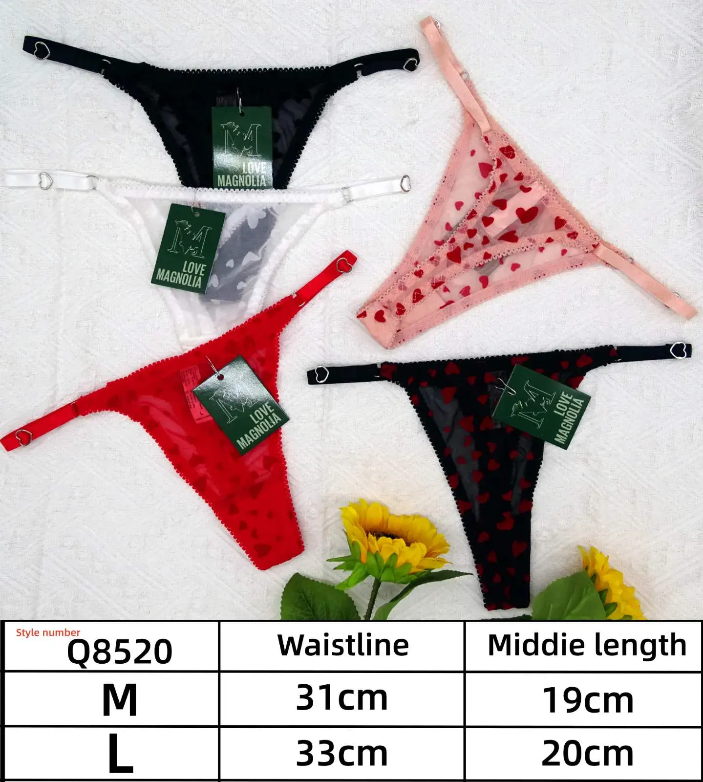 Majtki damskie Love Magnolia stringi Q8520 M/L