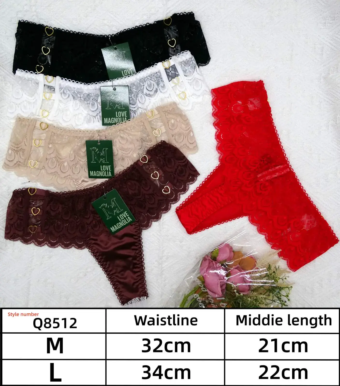 Stringi damskie Love Magnolia Q8512 M/L
