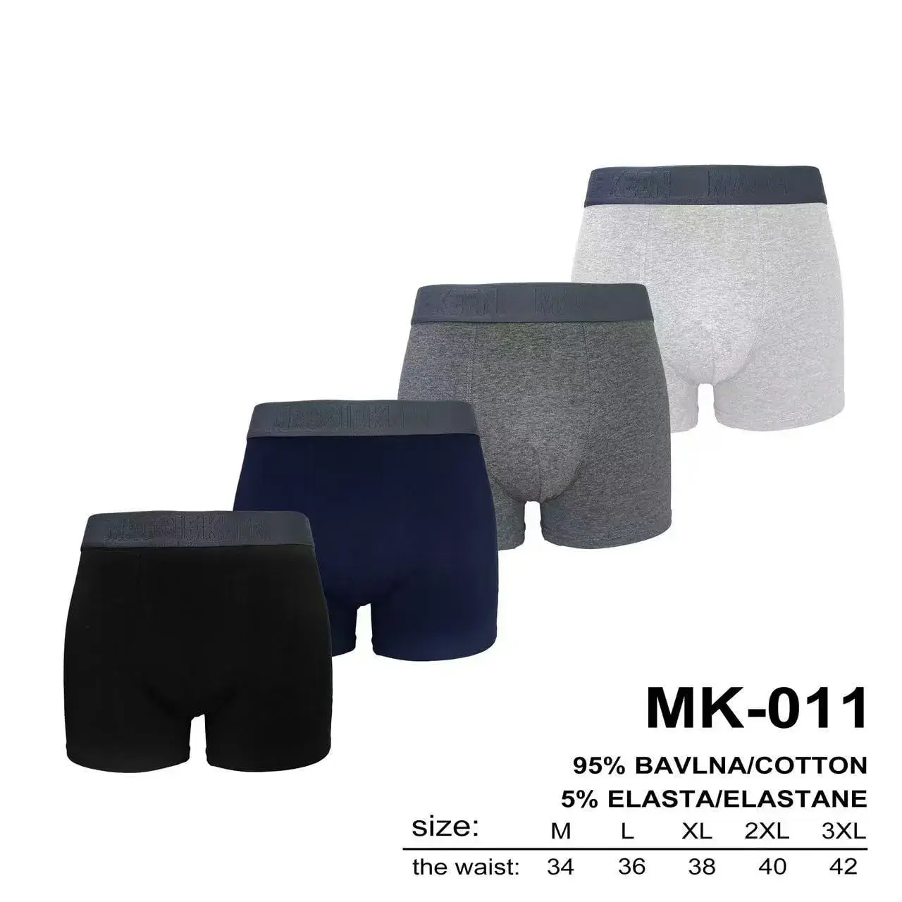 Bokserki męskie MK-01 95% bawełna S-XXL