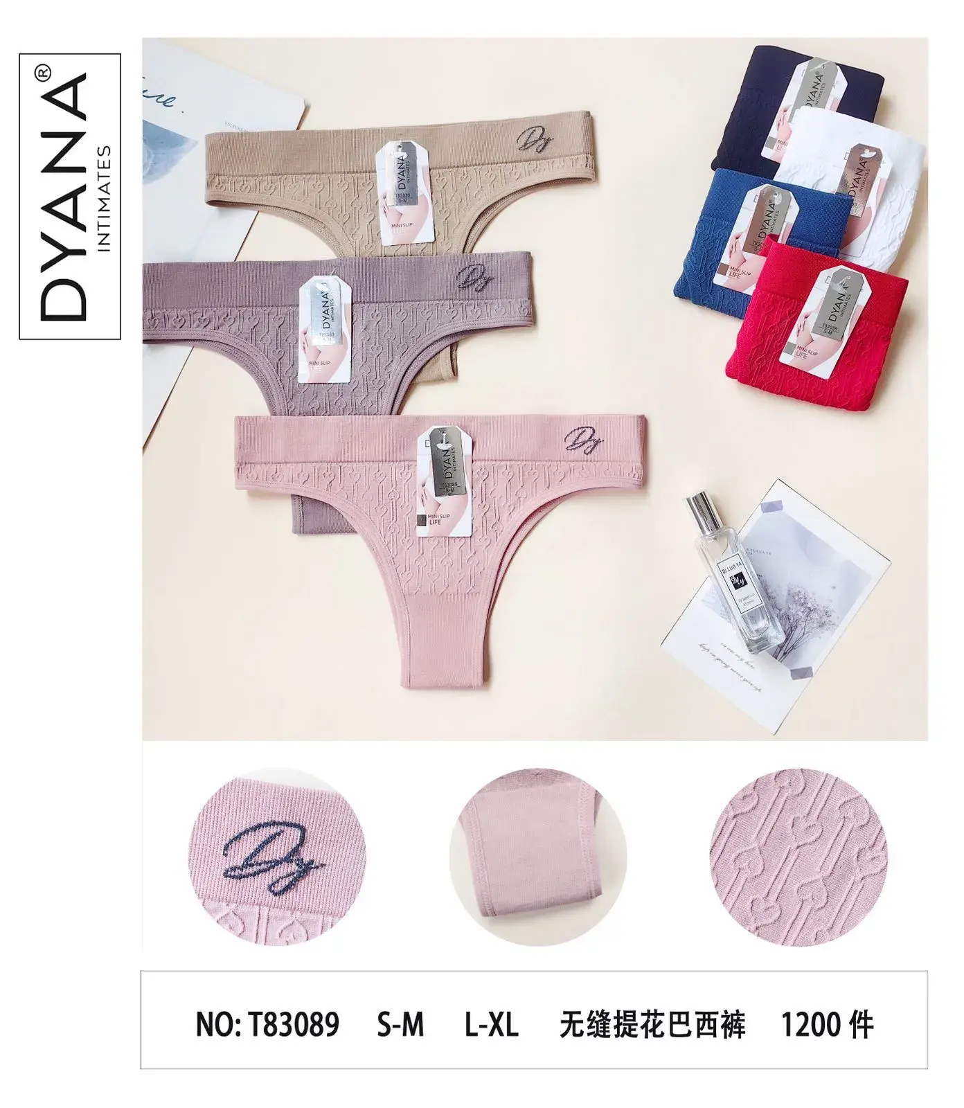 Majtki damskie DYNATES NO:T8308 S-M-L-XL