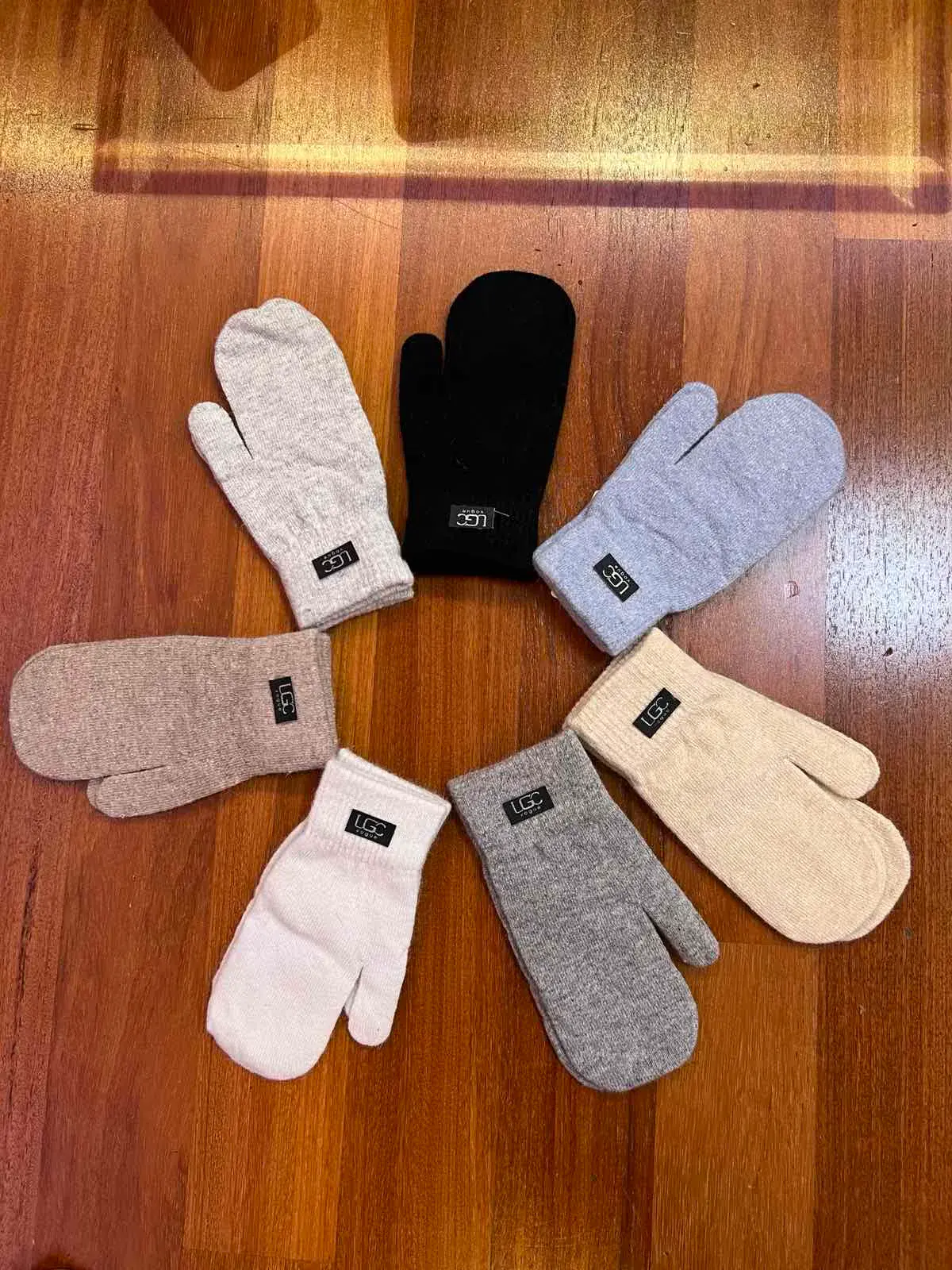 Rękawiczki damskie typu mittens w 6 kolorach