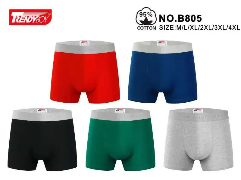 Bokserki męskie Rendboy M-4XL 95% bawełna