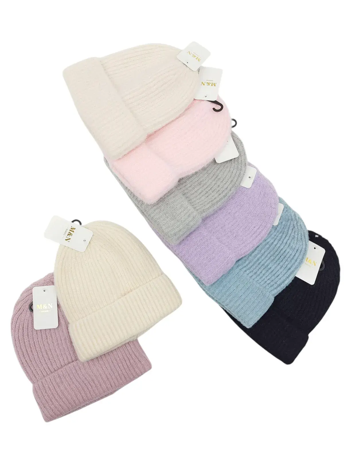 Czapki damskie beanie 8 kolorów