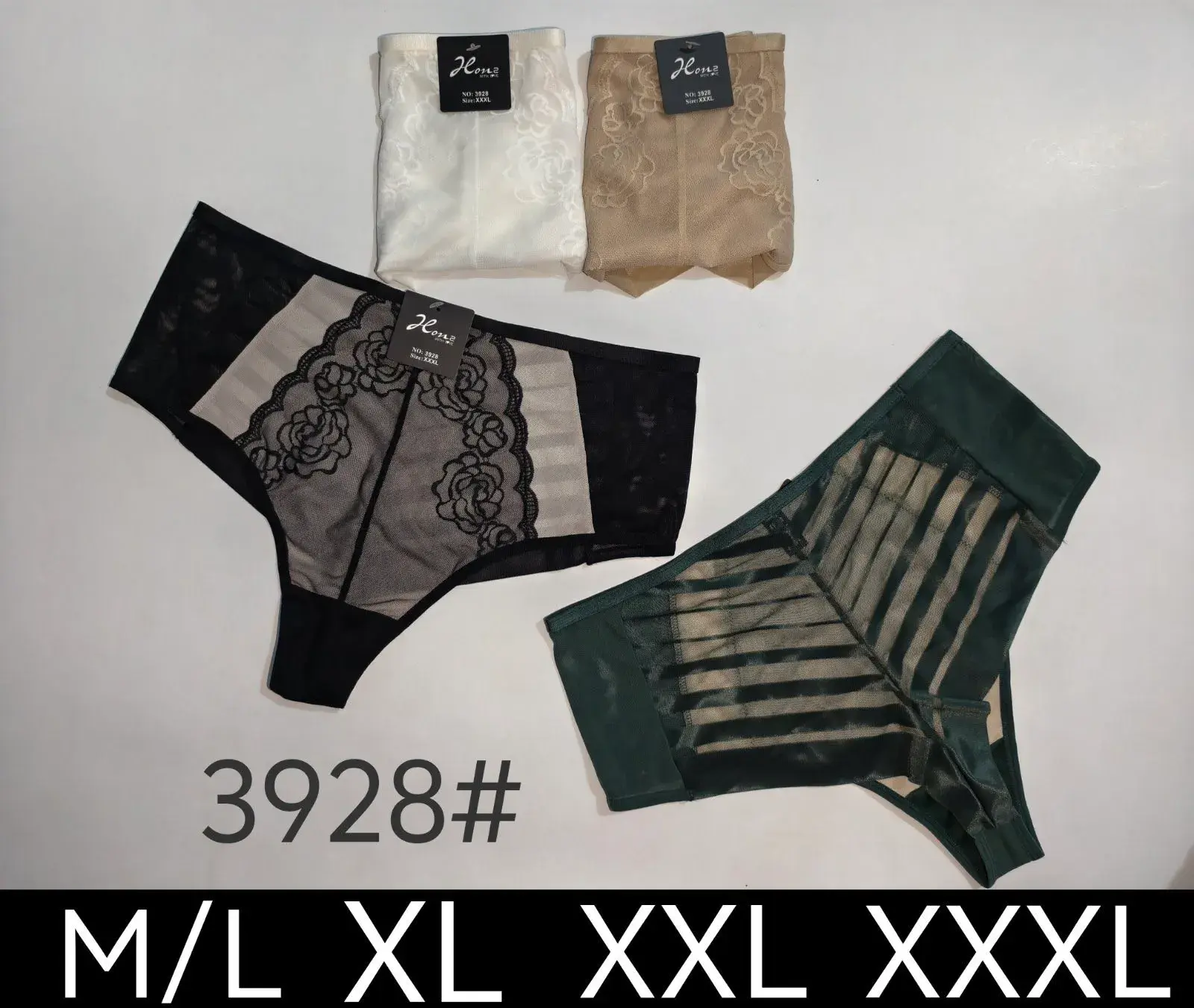 Majtki damskie koronkowe M/L XL XXL XXXL XXXXXL 3928#