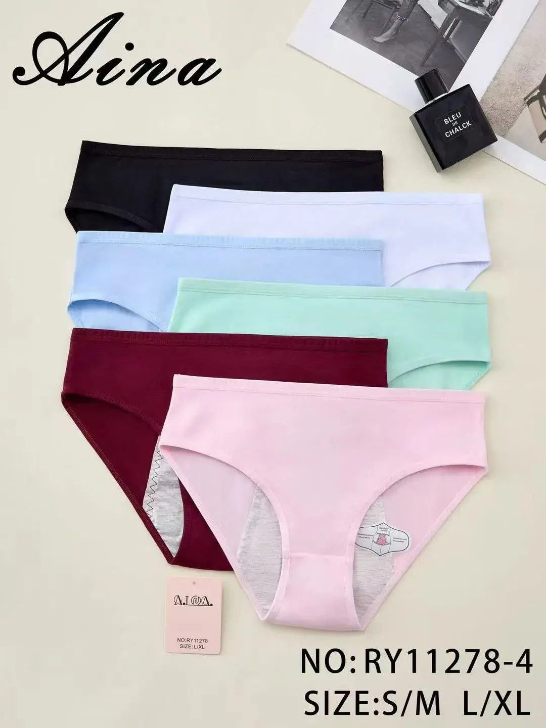 Majtki damskie Aina set 6 szt S/M L/XL