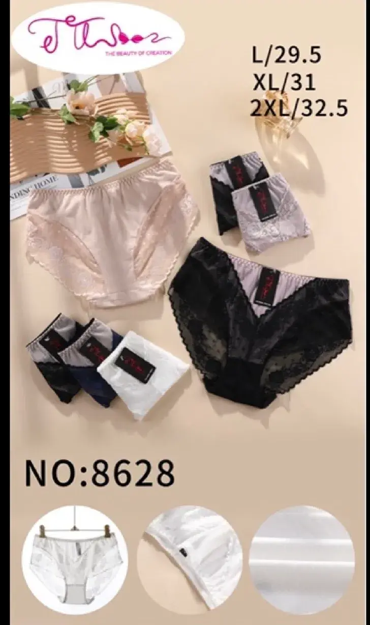 Majtki damskie Tabor L-2XL beżowe, czarne, białe, szare NO:8628