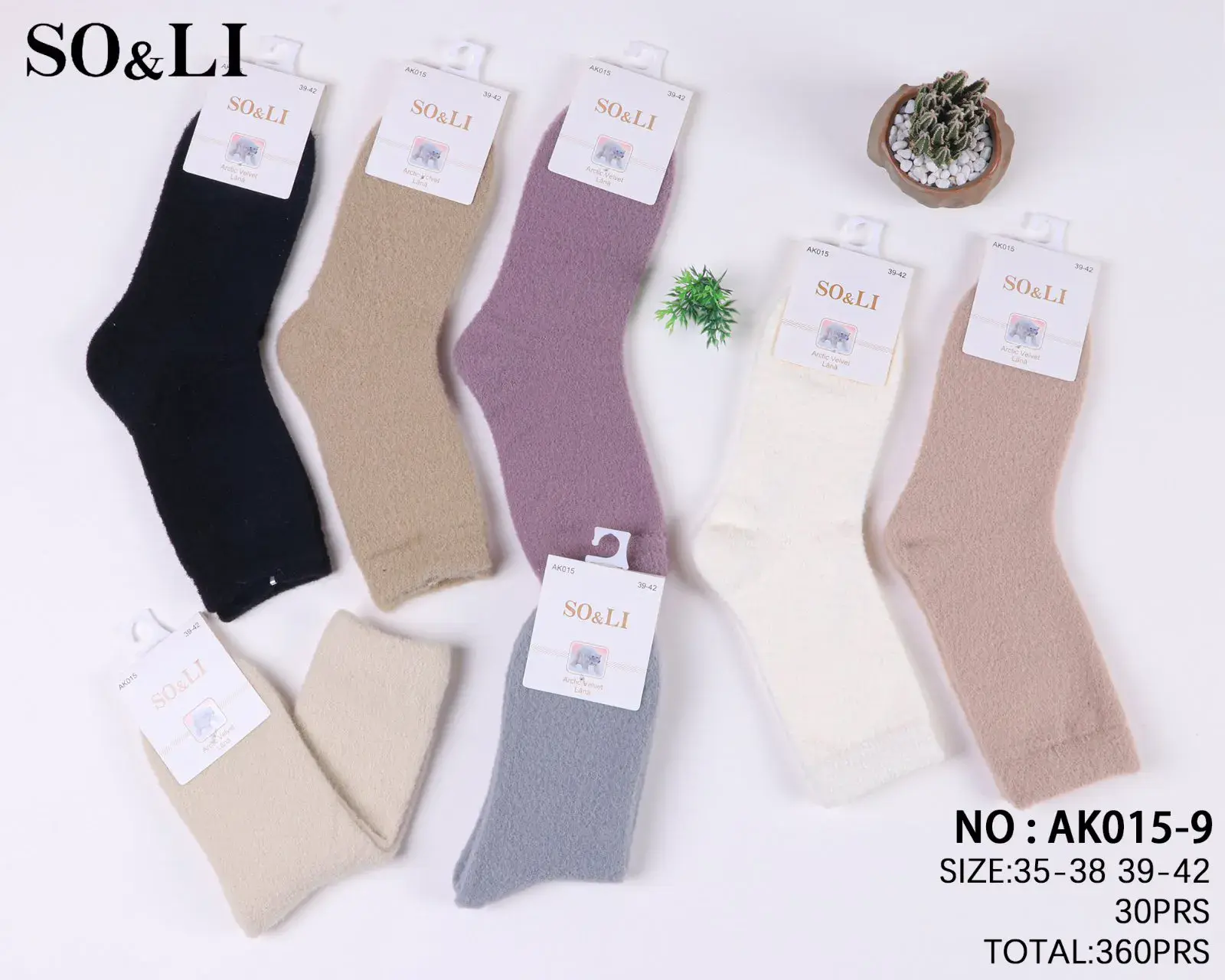 Skarpetki damskie SO&LI NO: AK015 rozmiar 35-38/39-42
