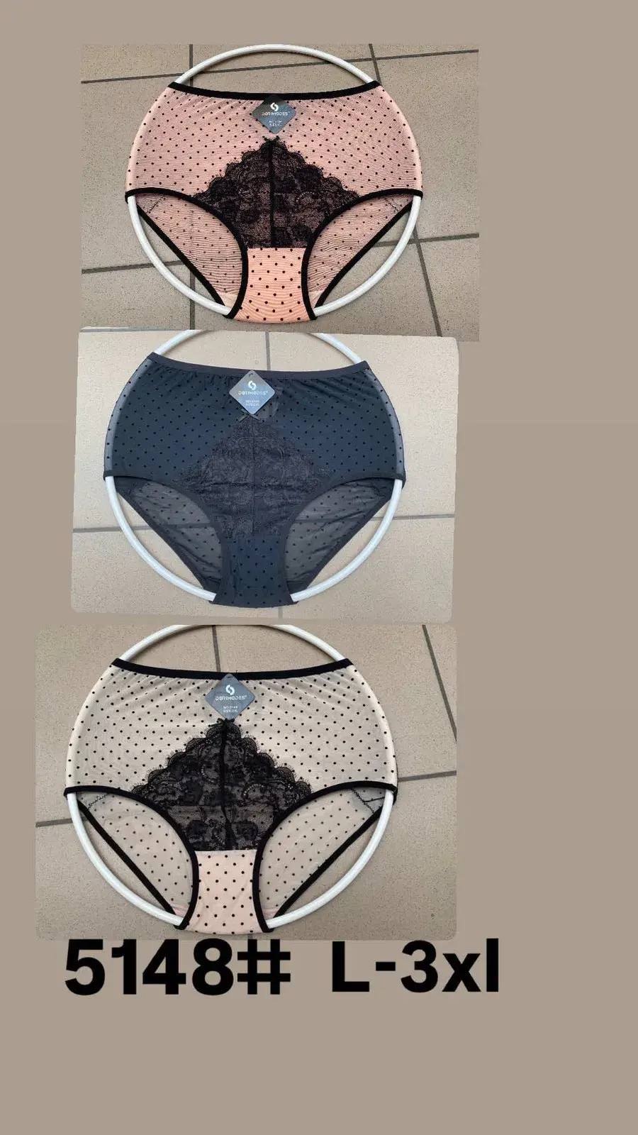 Majtki damskie koronkowe L-3XL 5148#