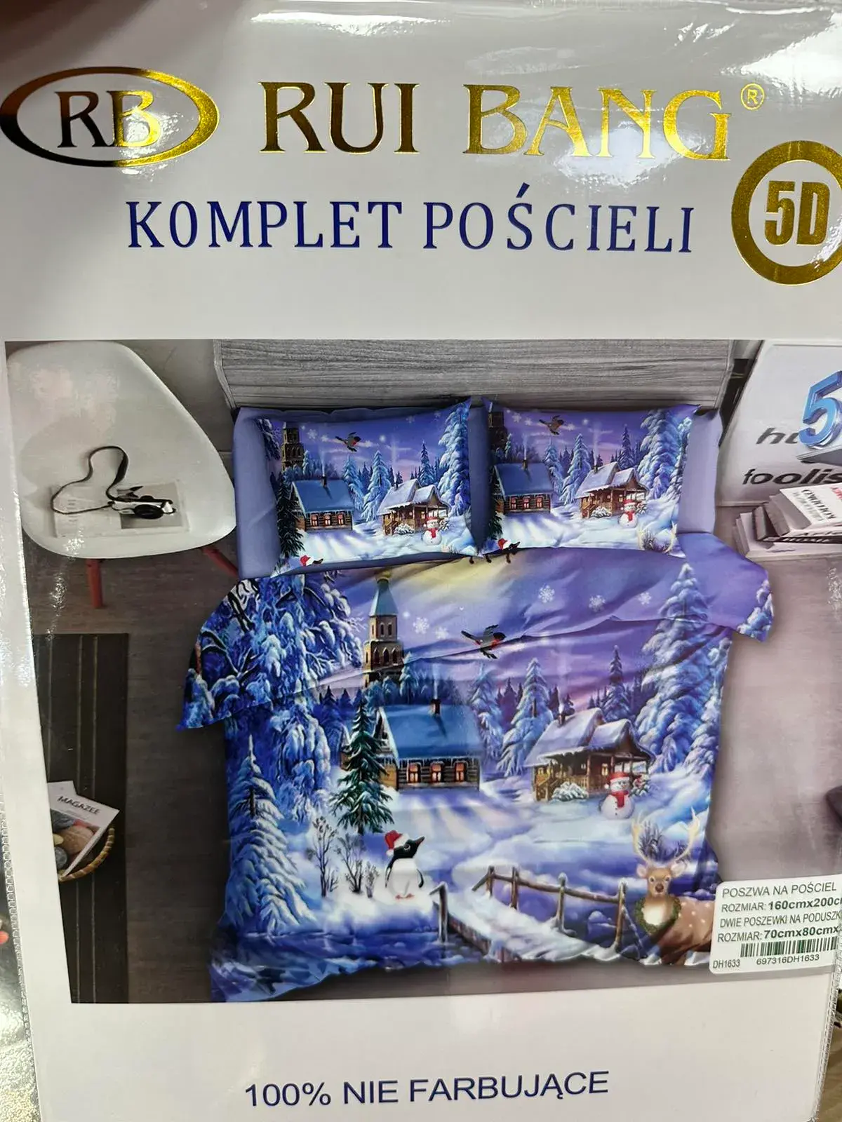 Komplet Pościeli Rui Rui Bang 160/200 Zima 50D