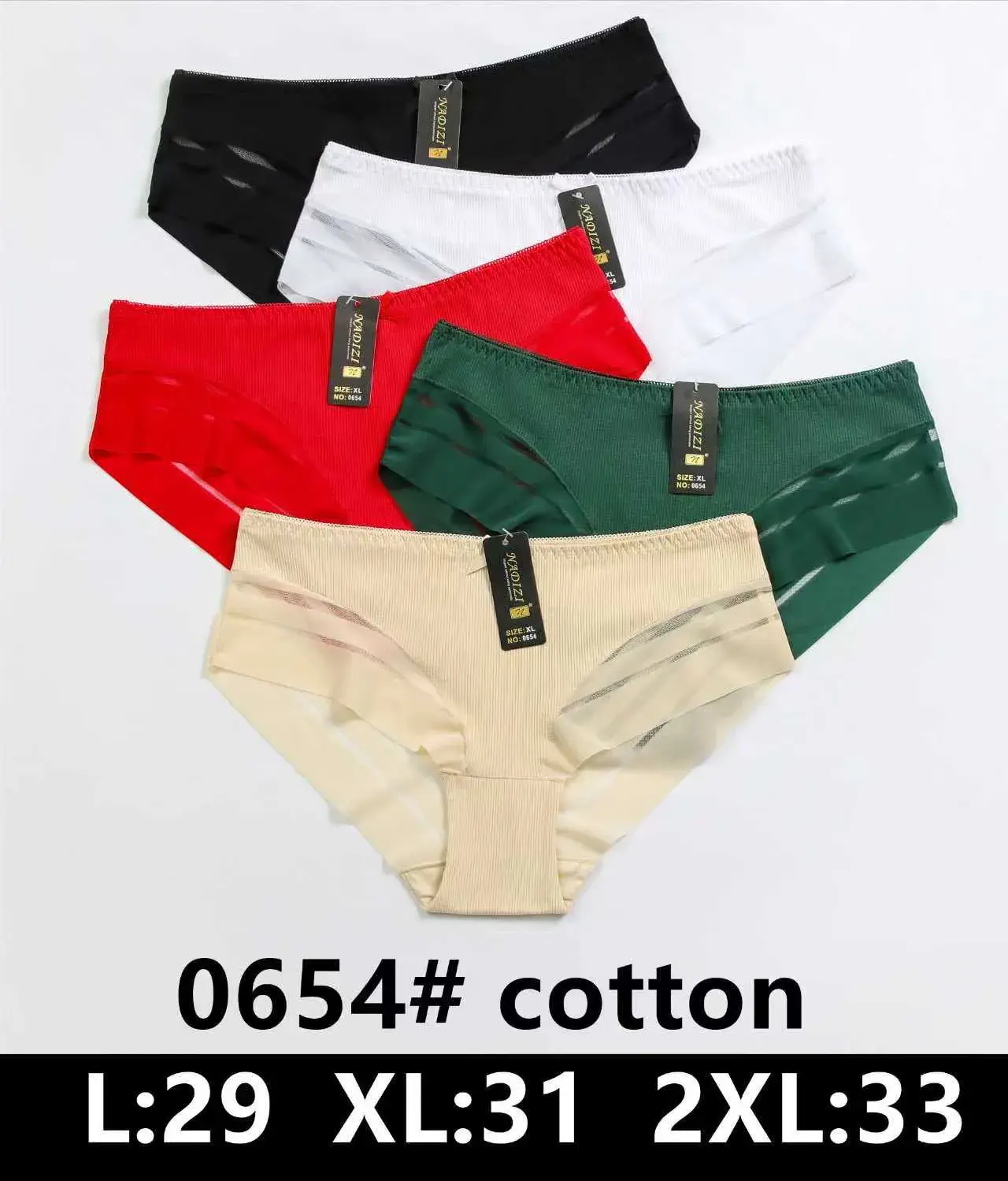 Majtki damskie bawełniane L-XXL 0654# 24szt/op