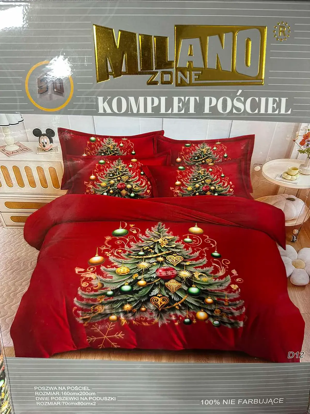 Komplet pościeli Milano 160/200 świąteczny