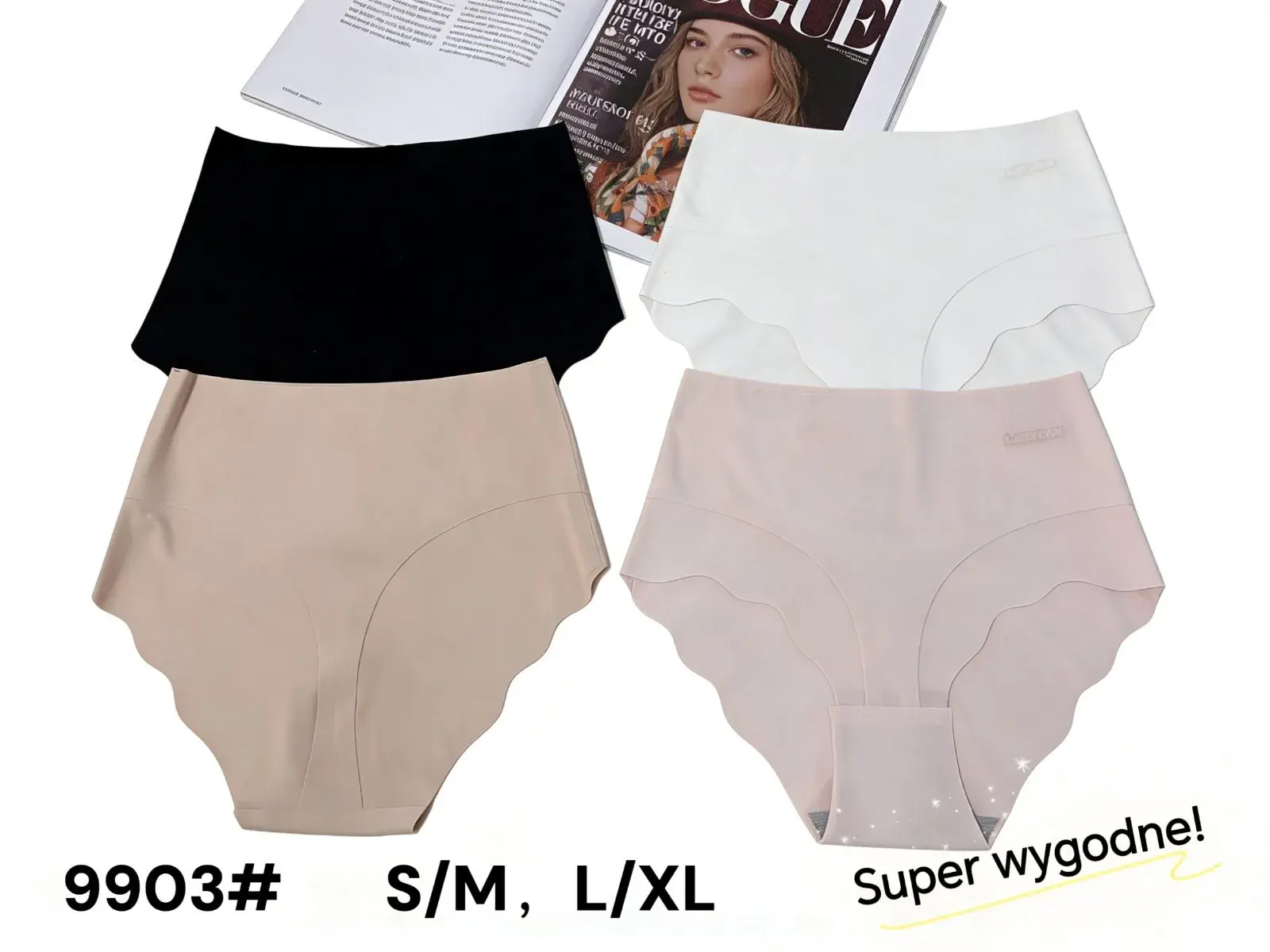 Majtki damskie super wygoda S/M, L/XL