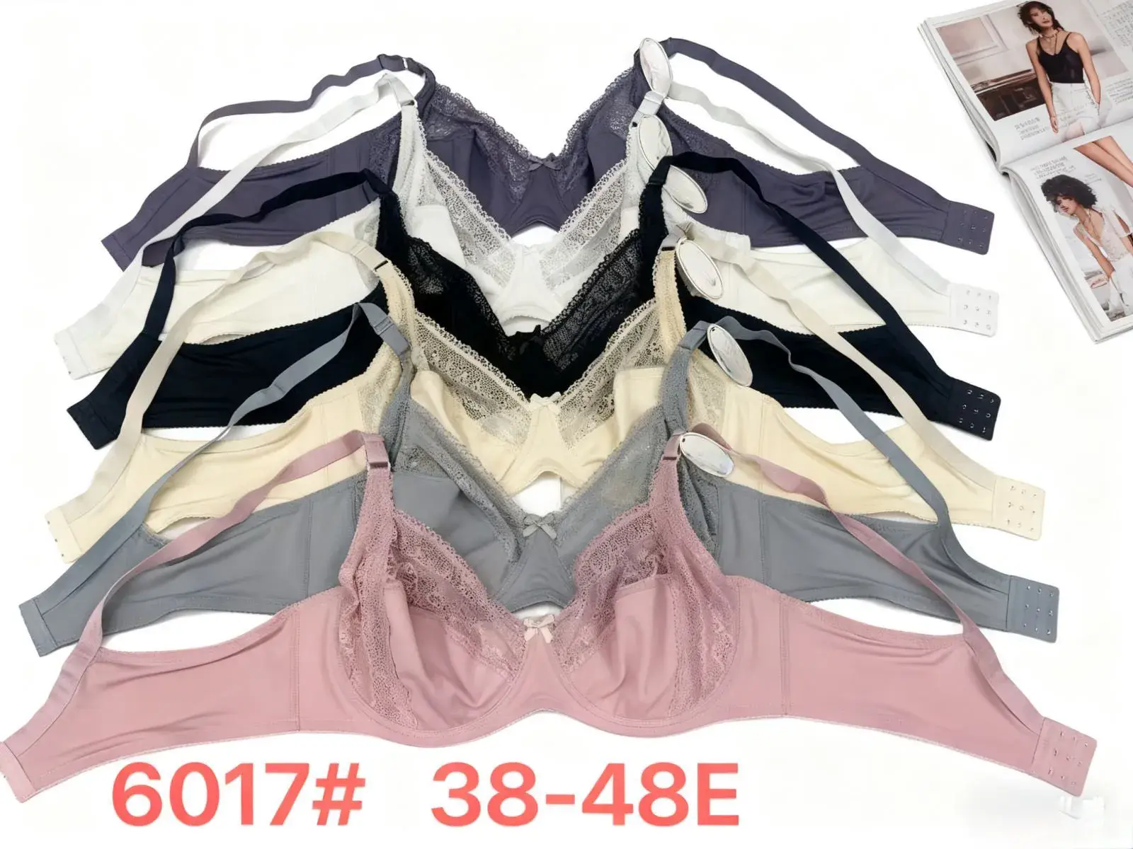 Biustonosz damski 6017# rozmiar 38-48E