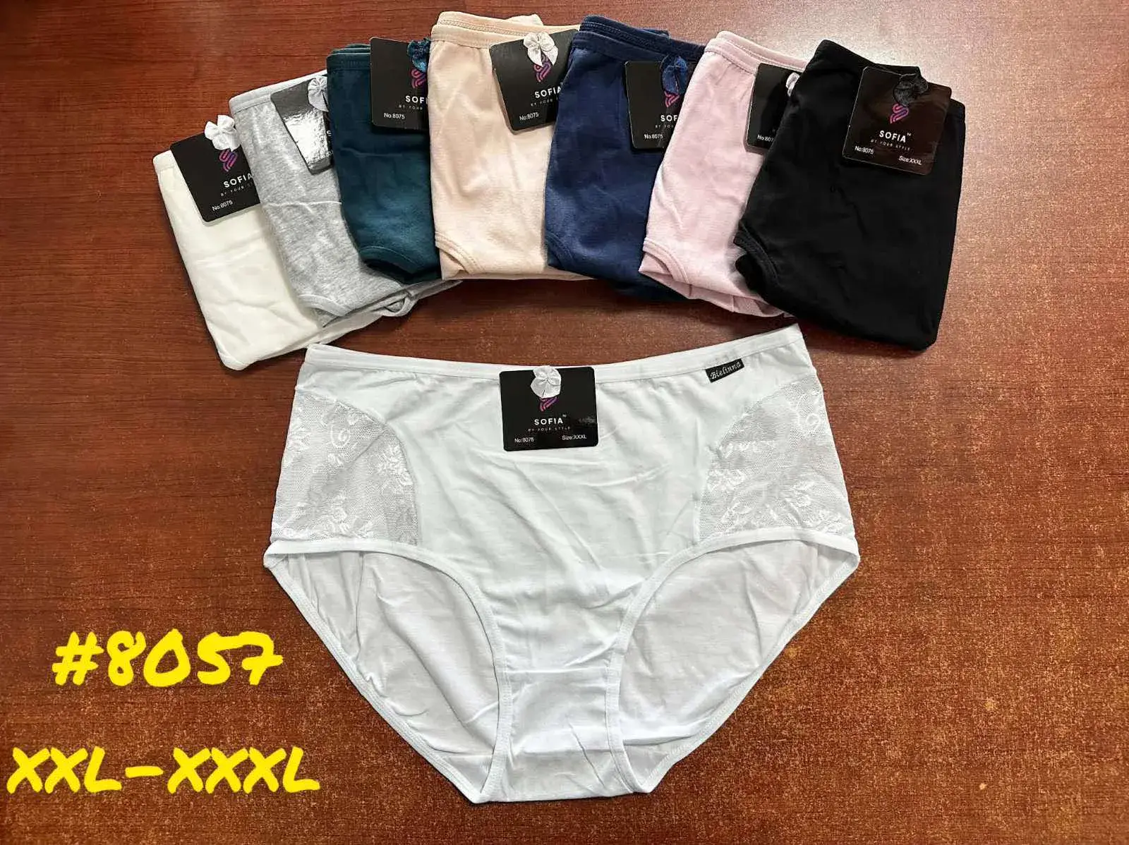 Majtki damskie XL XXXL z koronką #08057