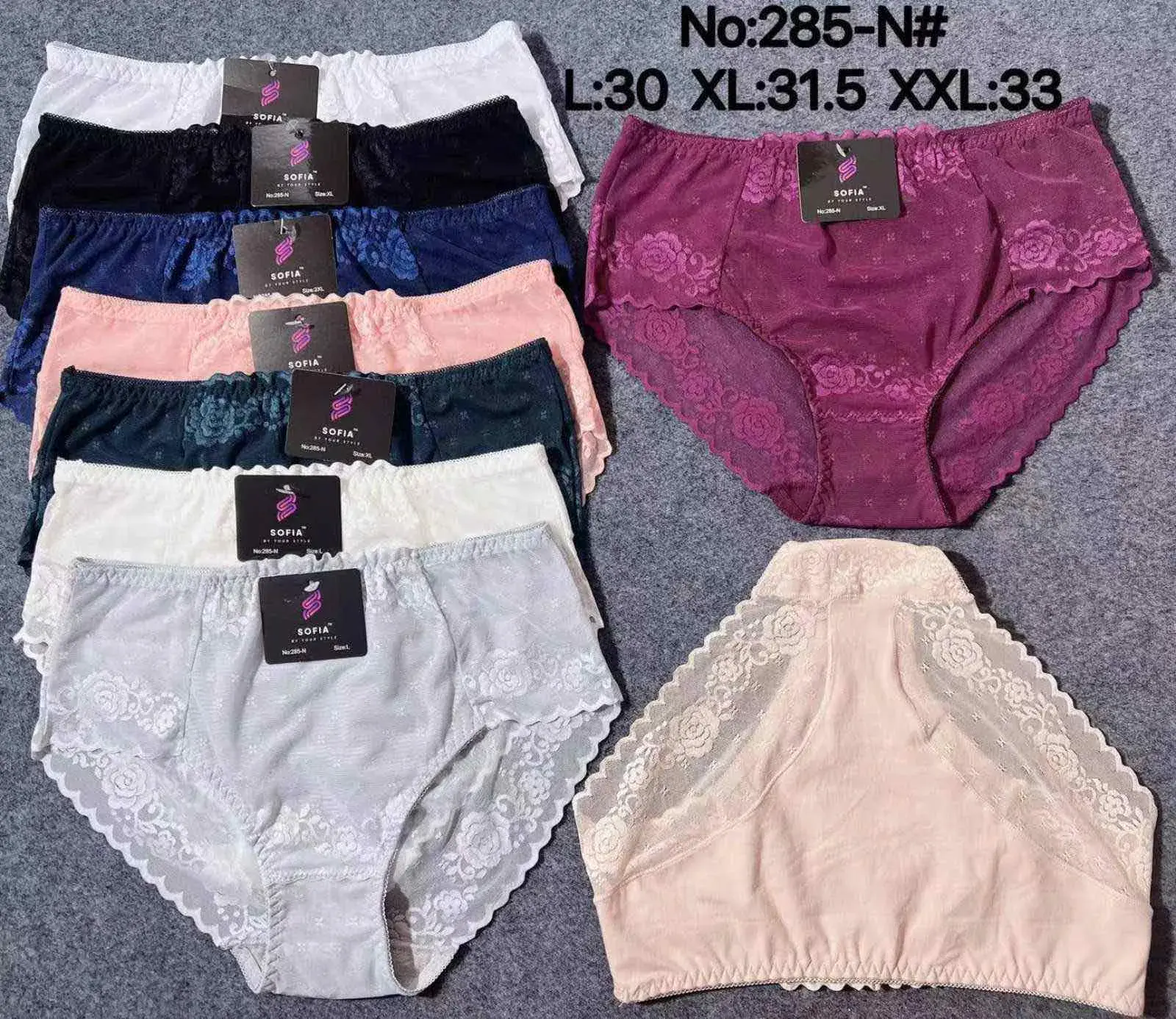 Majtki damskie Koraba L-XL-XXL No.285-N mix kolorów