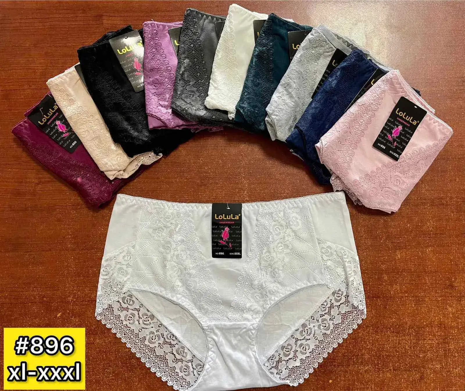 Majtki damskie Lolita XL-XXL, zestaw wielokolorowy