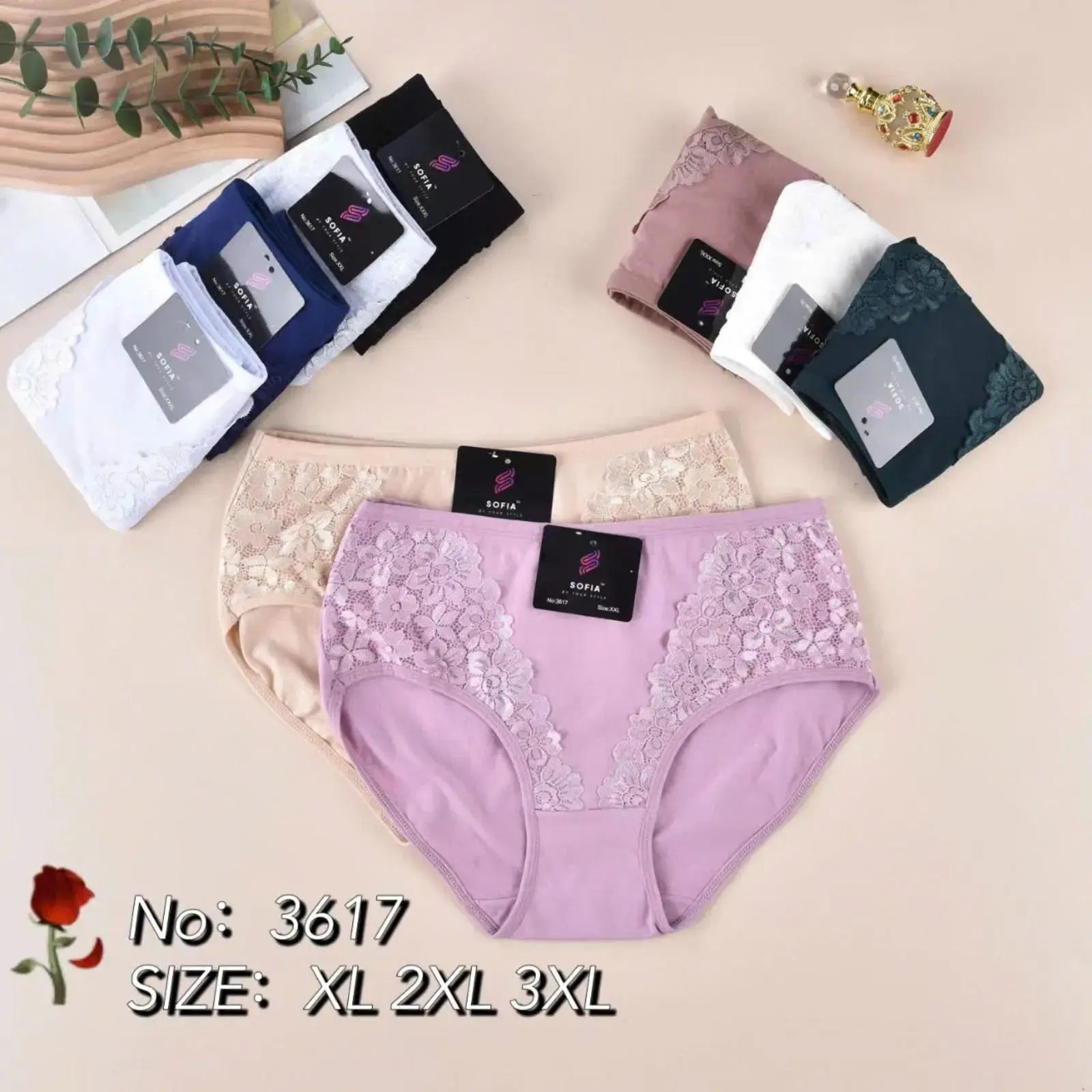 Majtki damskie koronkowe 3XL KAPPA Nr 3617