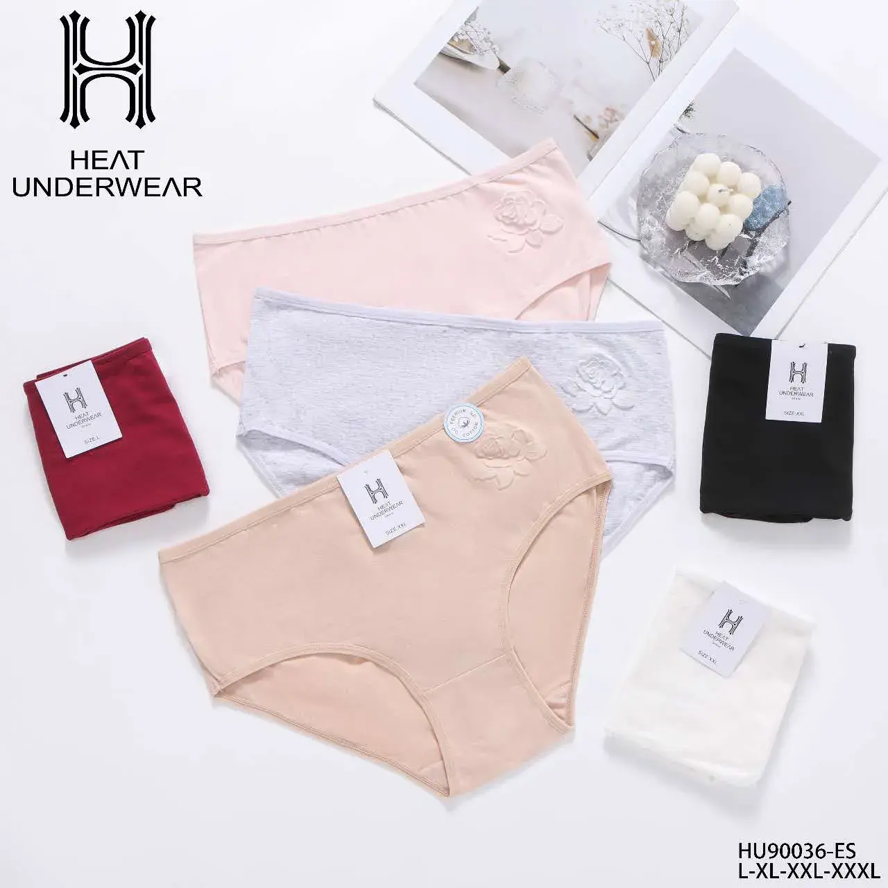 Majtki damskie Heat Underwear XL-XXXXL 6 kolorów