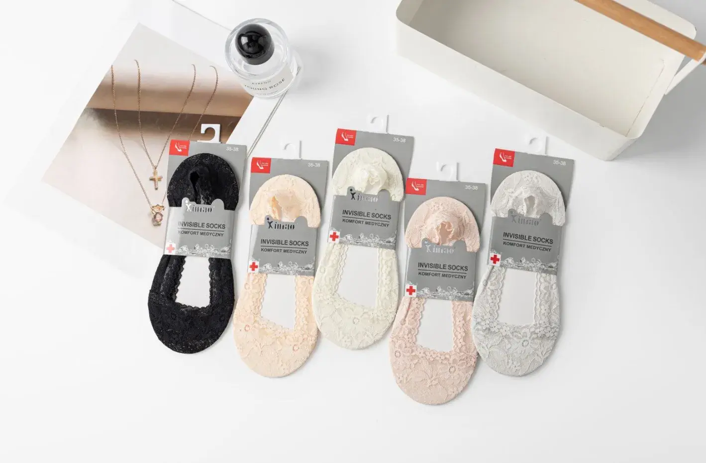 Skarpetki damskie Bubble Socks, 5 kolorów