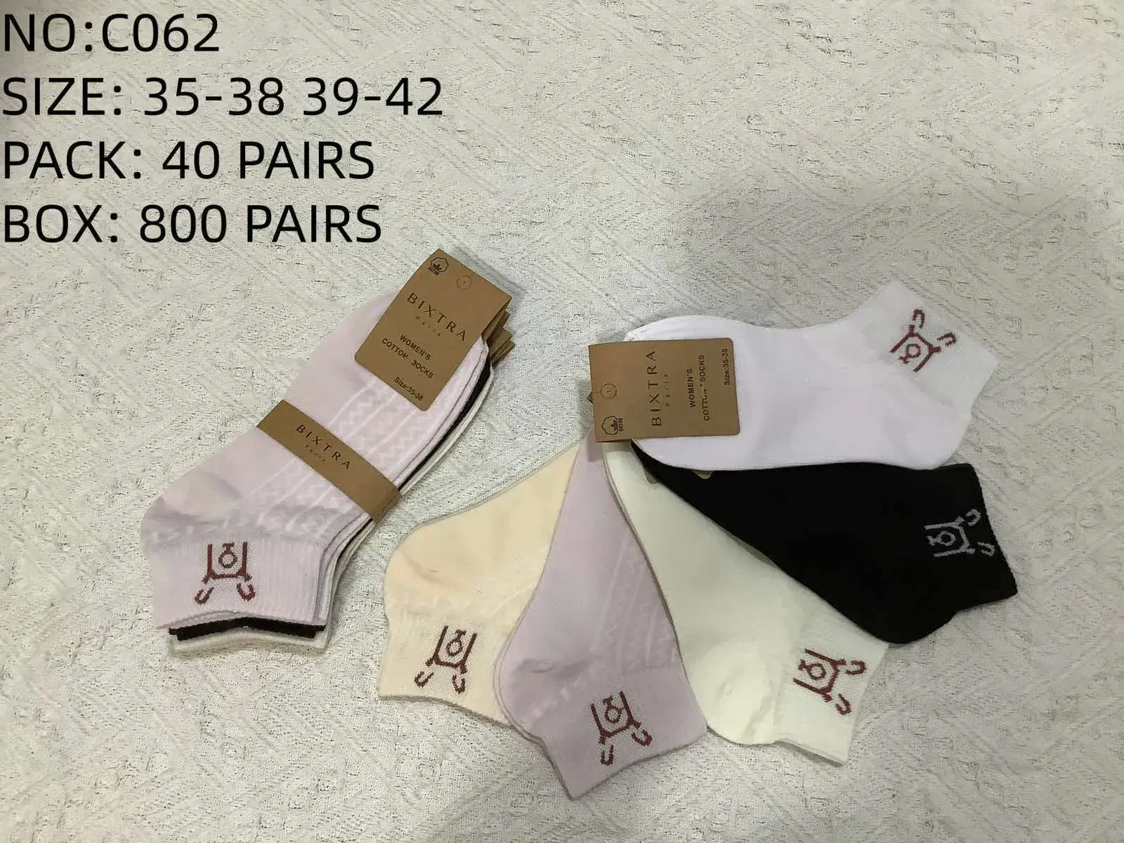 Skarpetki damskie Benra NO:C062 rozmiary 35-38,