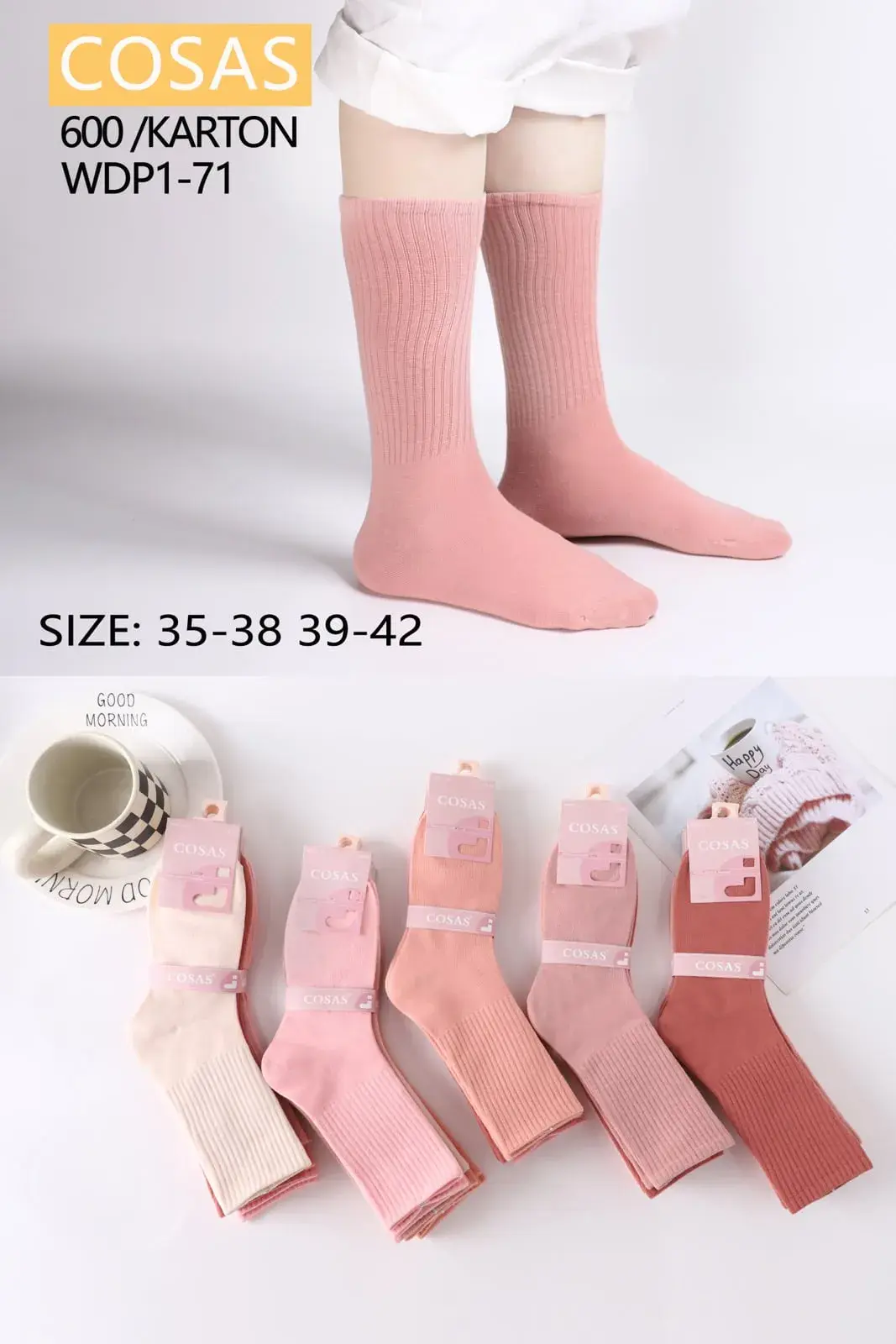 Skarpetki damskie COSASAS WDP-71 roz. 35-38/39-42