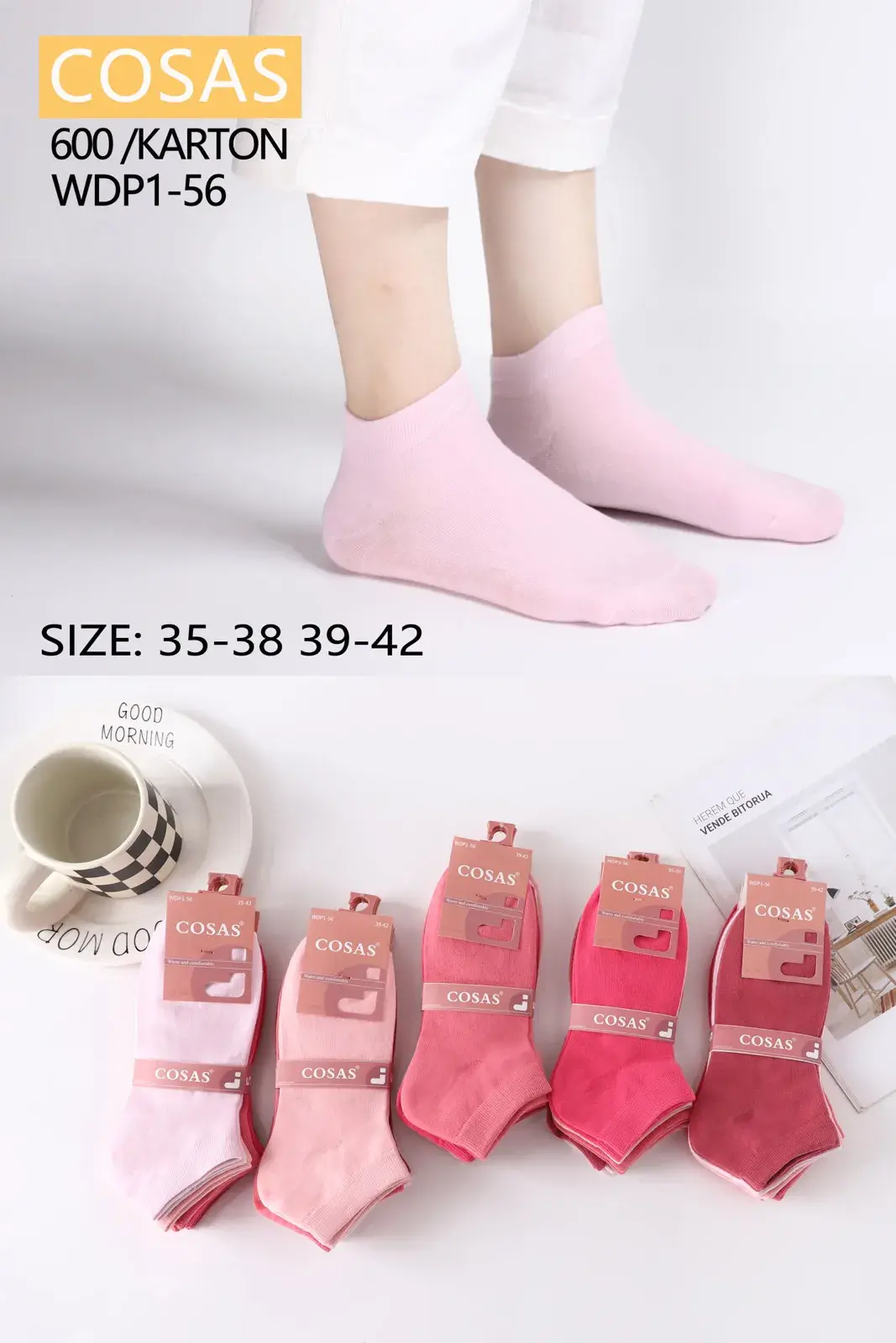 Skarpetki damskie COSASAS WDP1-56 roz. 35-38/39-42