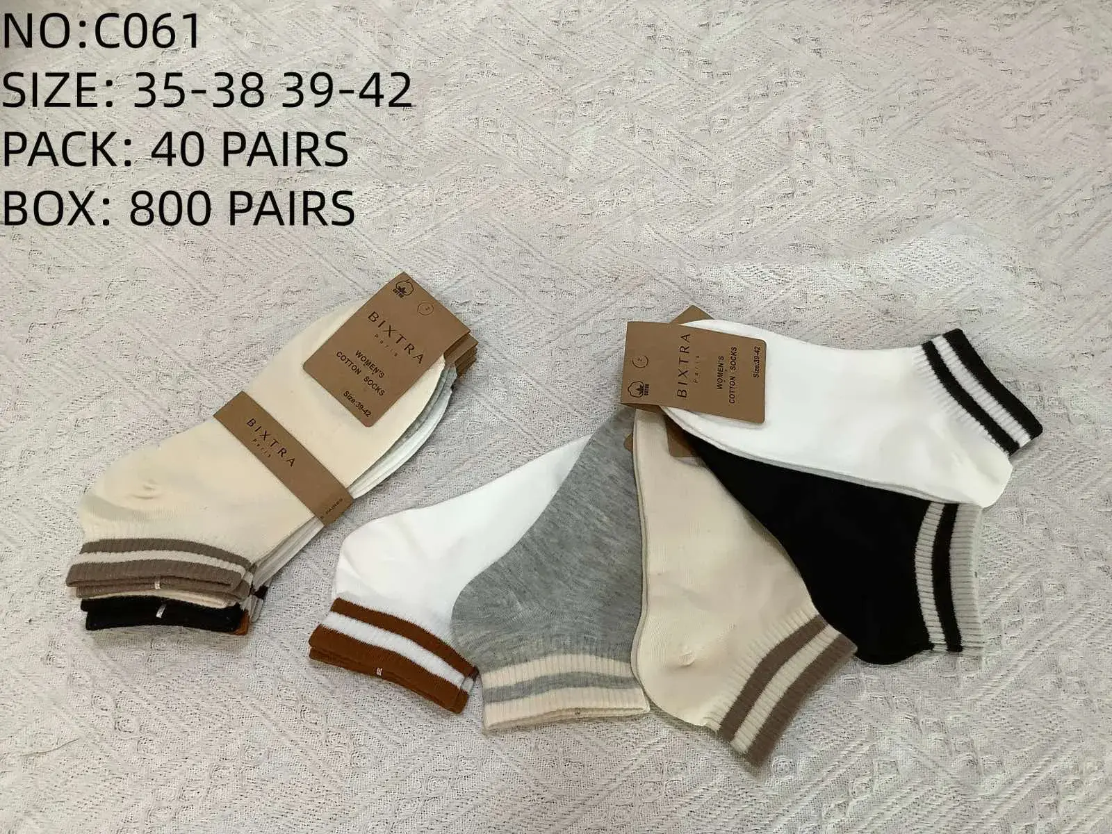 Skarpetki damskie ankle Basic NO:C061