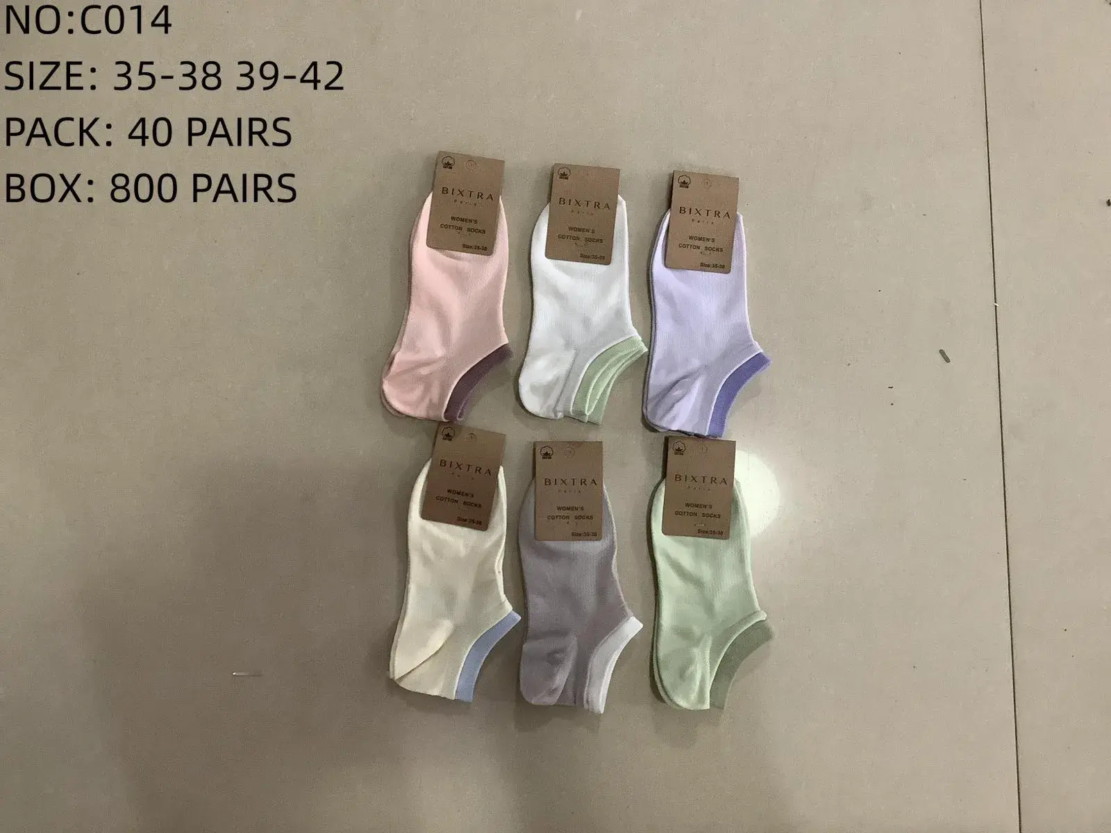 Skarpetki damskie ankle Wuliu NO:C014