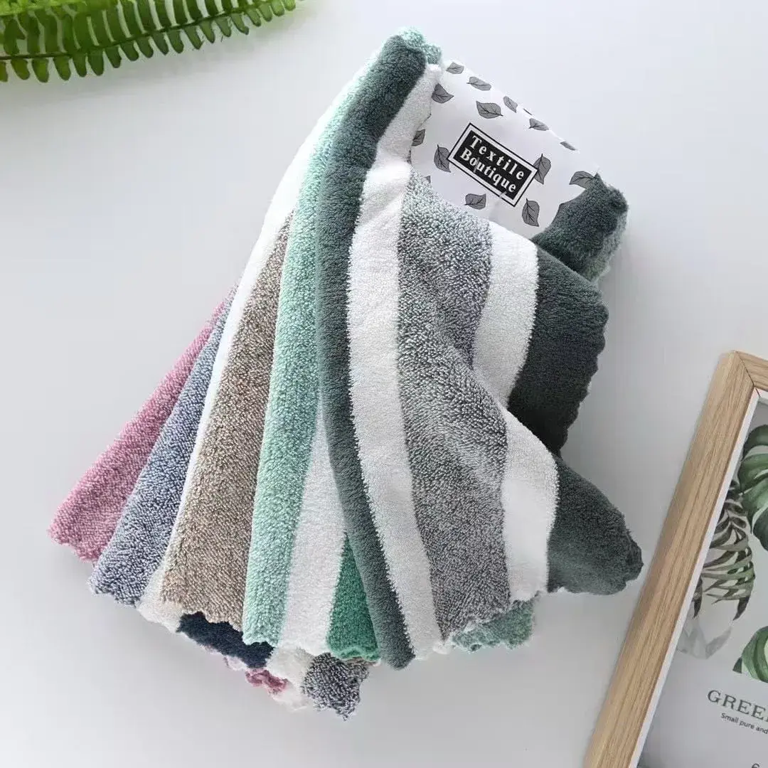 Ścierki mikrofibra 30/30cm Textile Boutique, miękkie w paski
